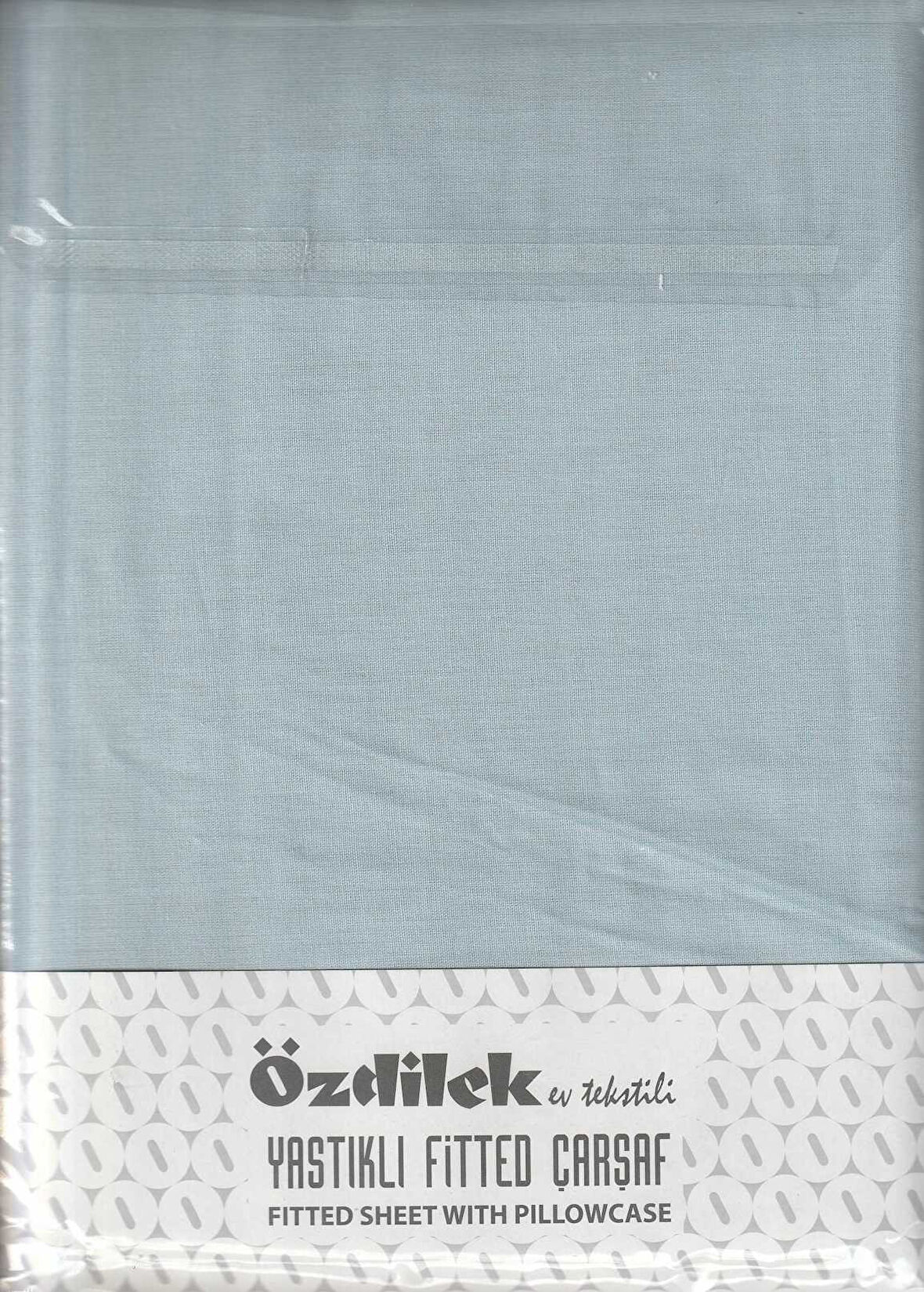 ÖZDİLEK ÇARŞAF LASTİKLİ YASTIK KILIFLI RANFORCE 180*200 AQUA COLOURIST