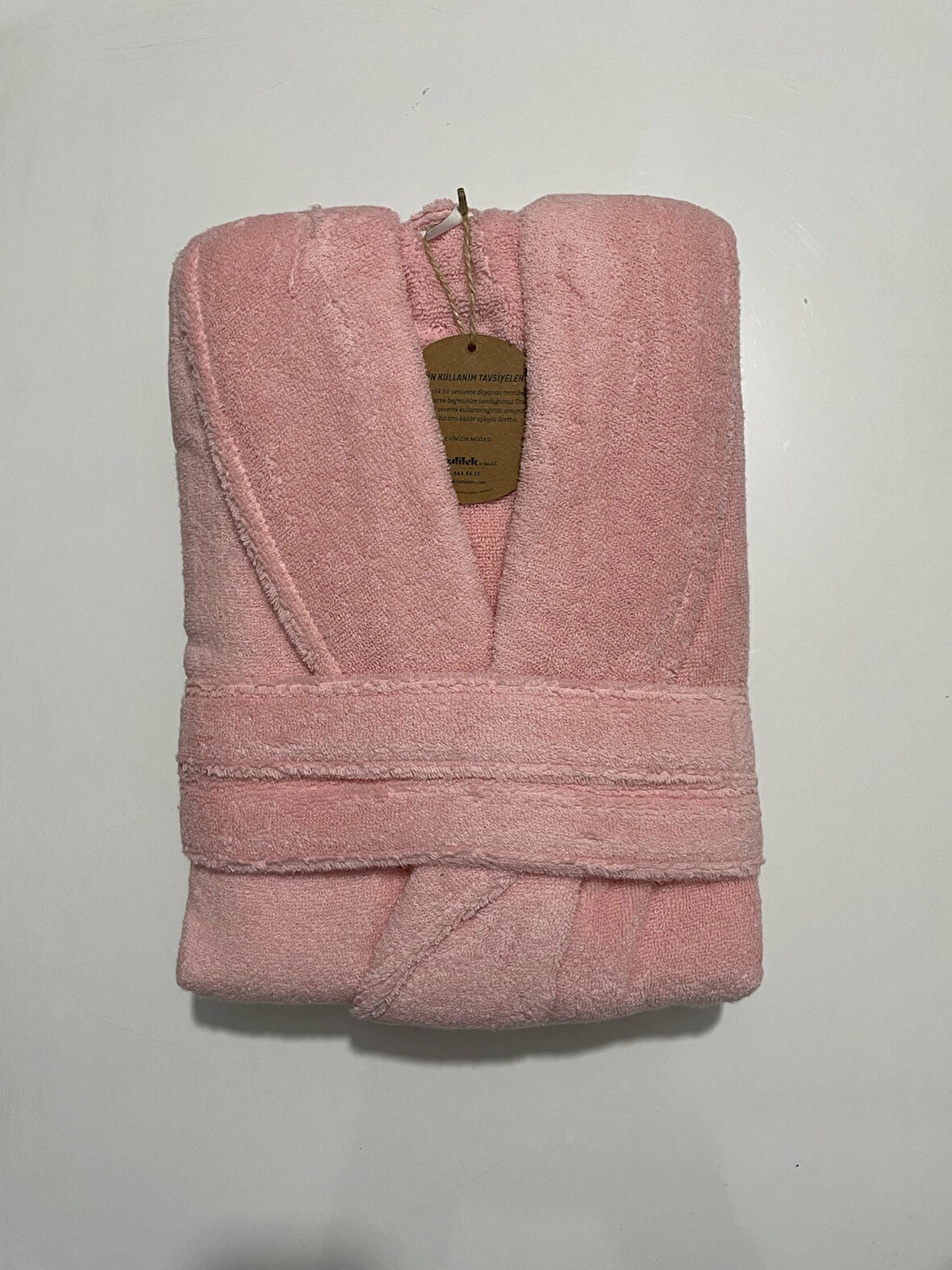 Özdilek Casual Şalyaka Bornoz Pudra S/M