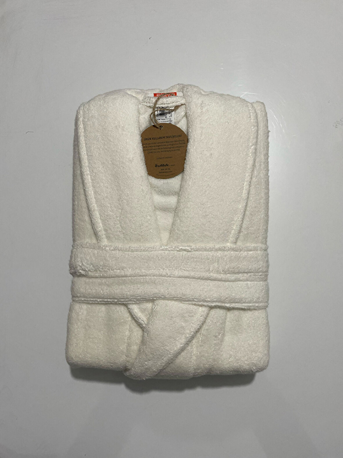 Özdilek Casual Şalyaka Bornoz Krem L