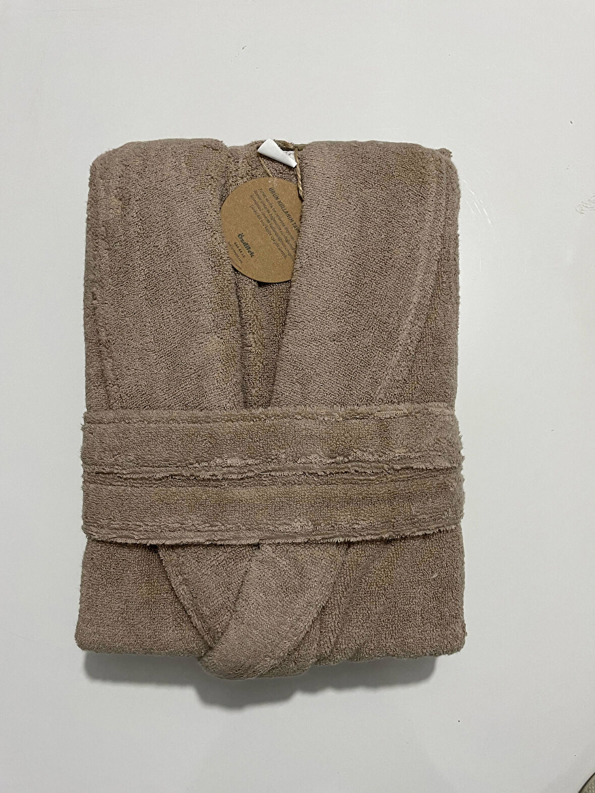 Özdilek Casual Şalyaka Bornoz Bej XL