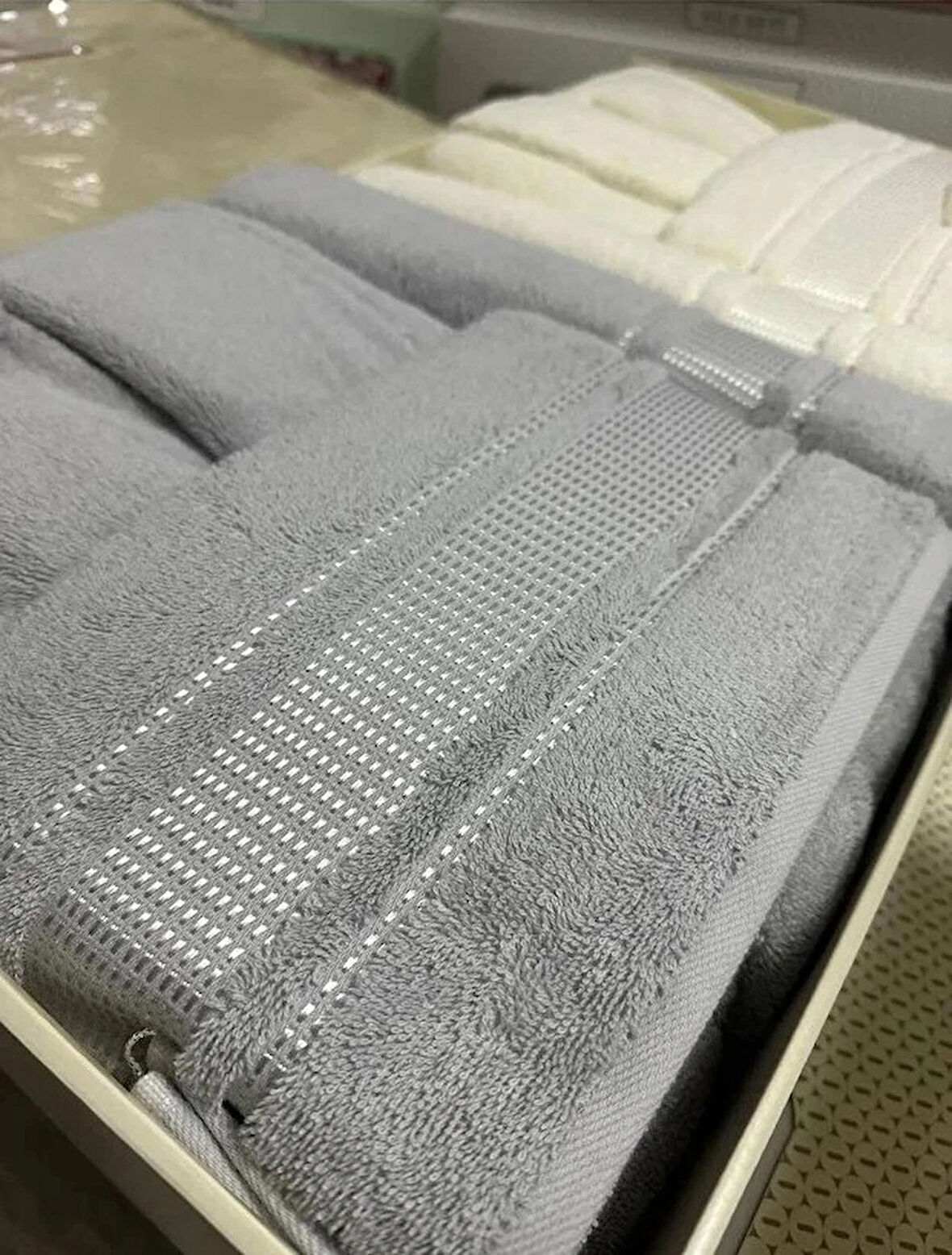 Özdilek Colourist Aile Seti XL-L Gri-Krem