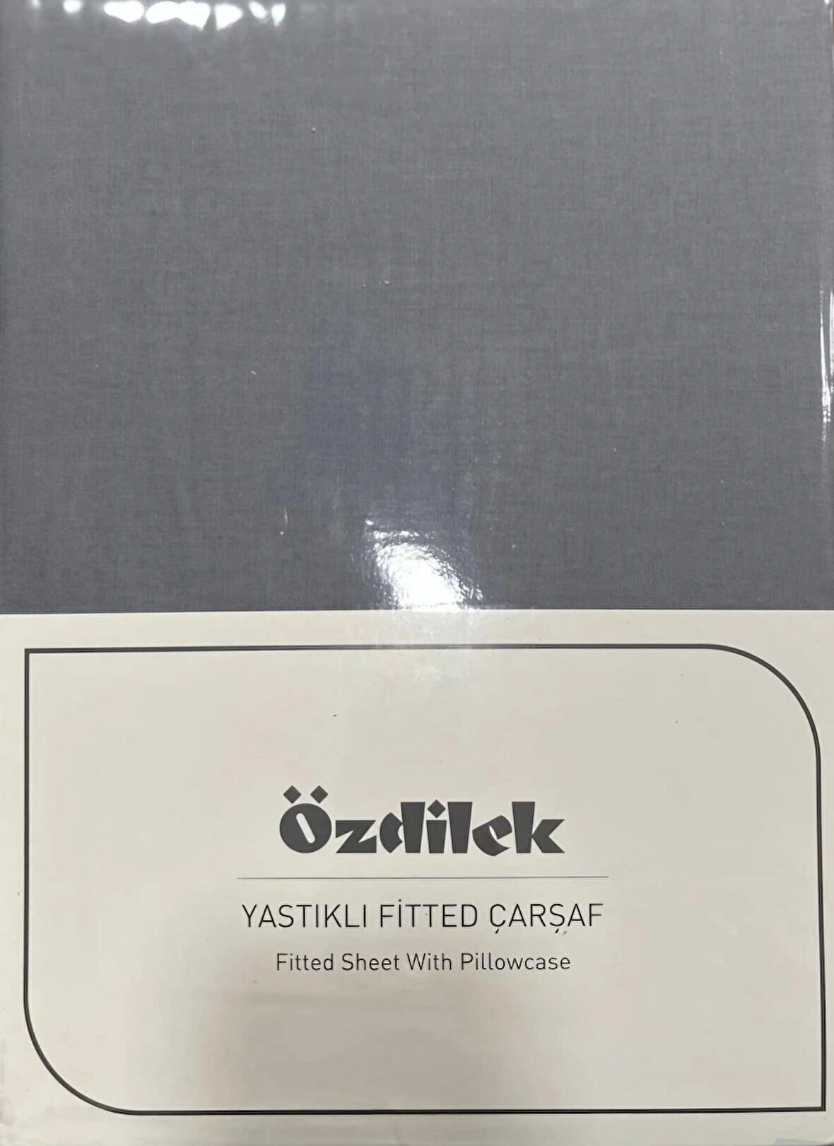 Özdilek Colourist Çift Kişilik Lastikli Çarşaf Takımı 160*200cm Kül Gri