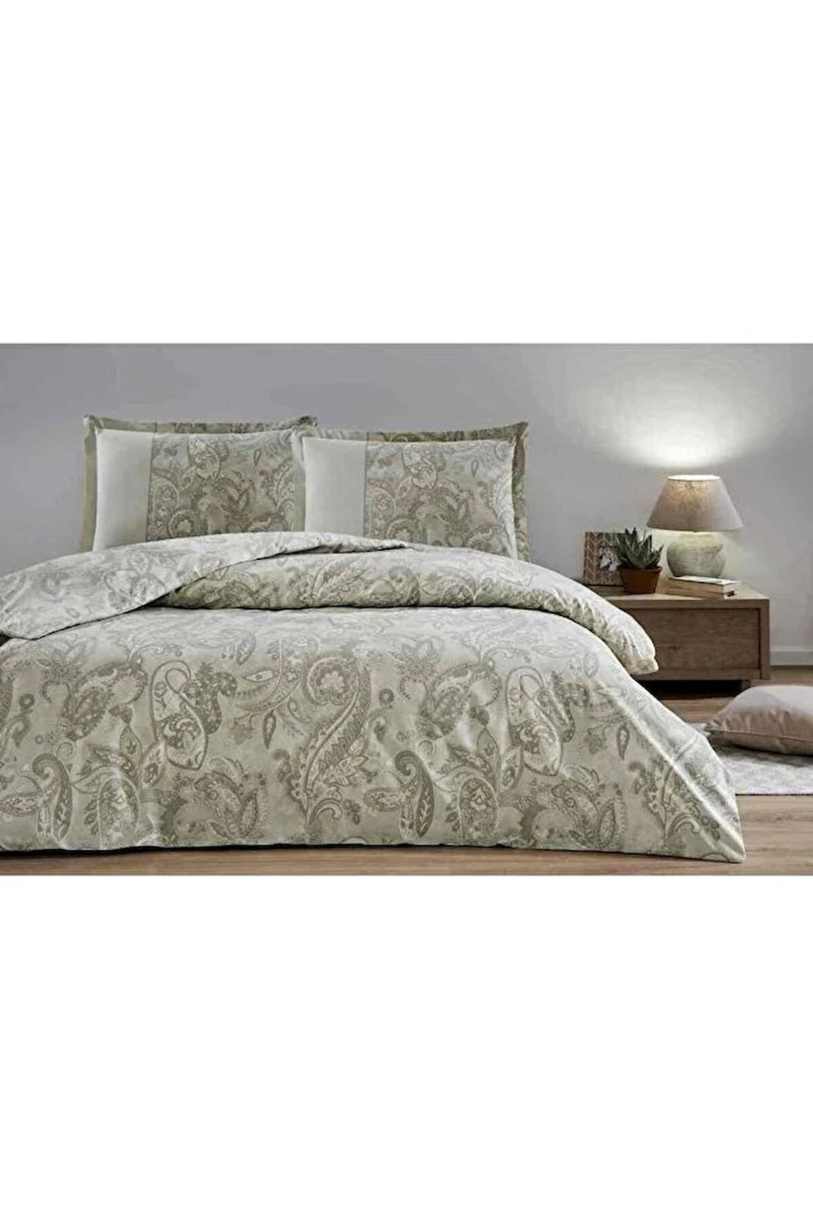 Özdilek Ranforce Tek Kişilik Nevresim Takımı Nostalgic Bej