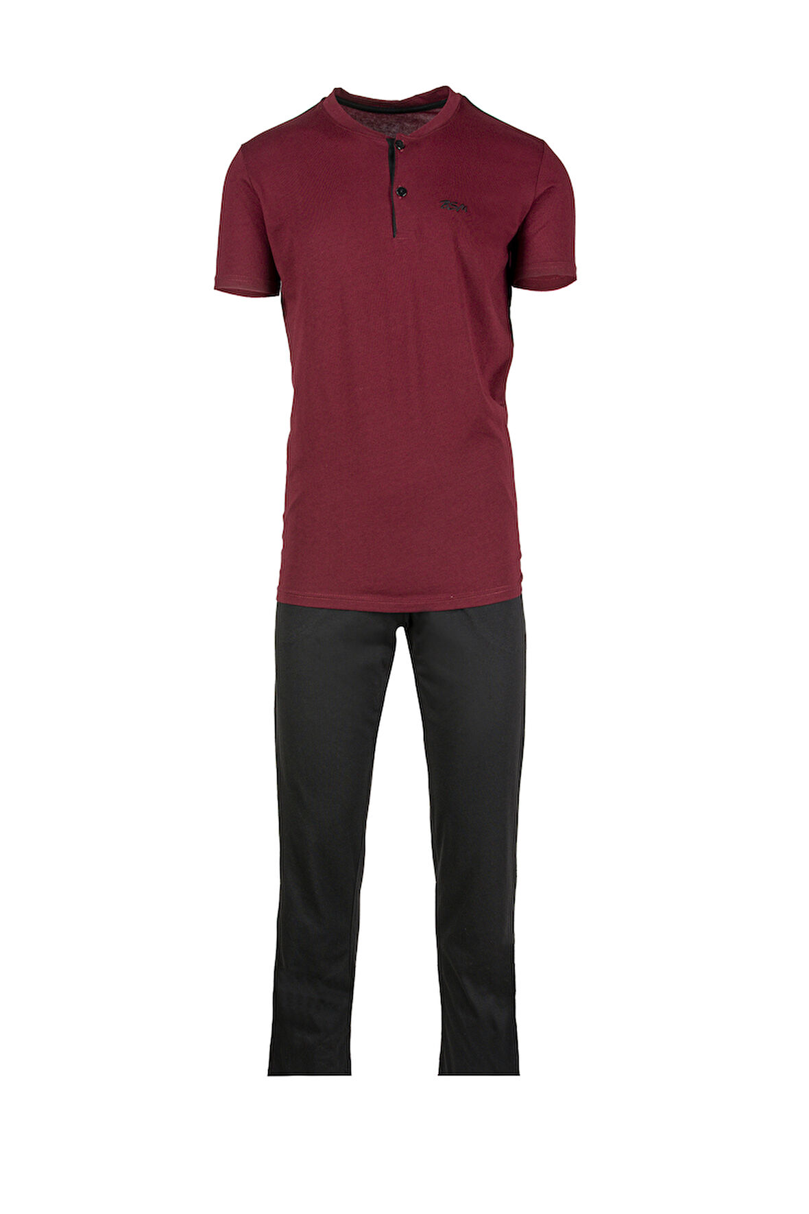 Bsm Erkek Serinleten  Düğmeli 2li Modal Pijama Takım 0753 