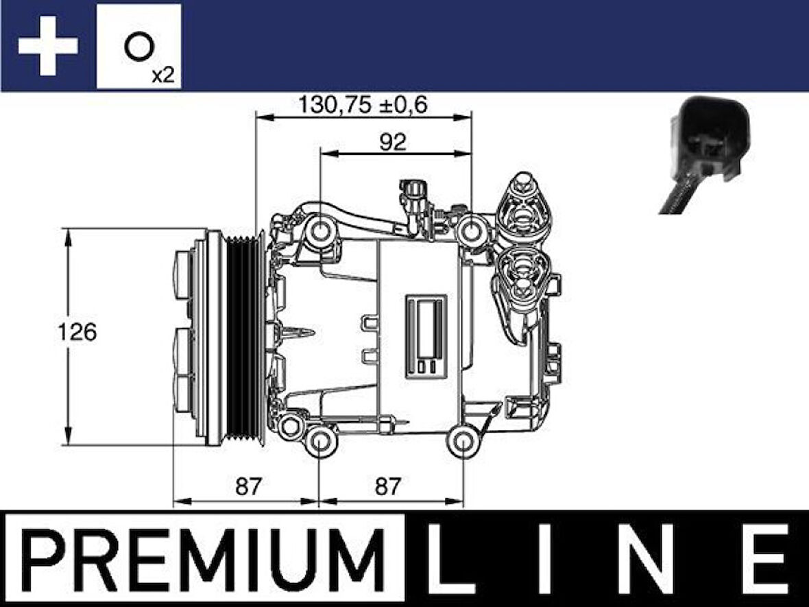Ford Klima Kompresörü - Klima Kompresörü - Bhr Acp 54 000p