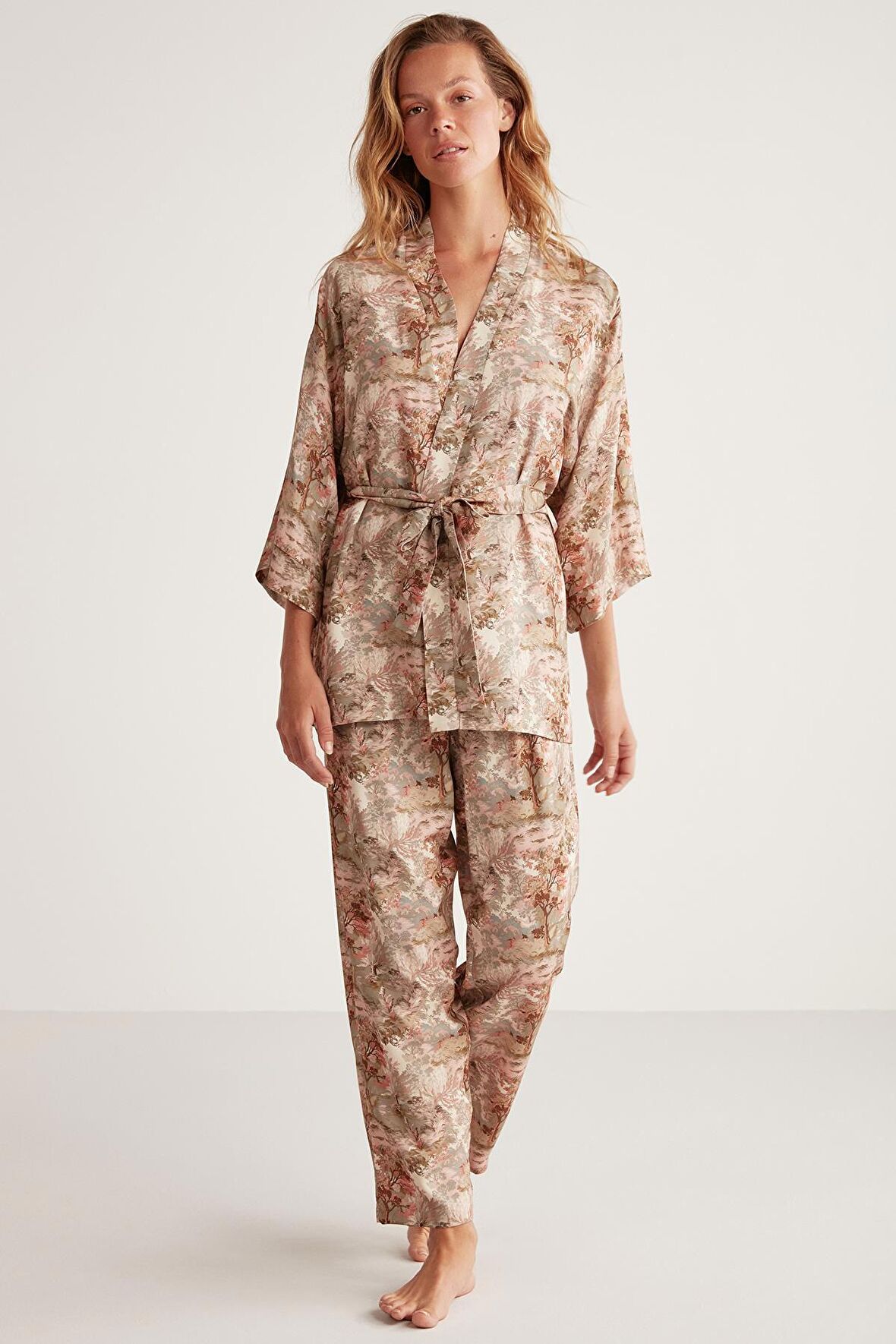 Lux mood üçlü pijama takımı