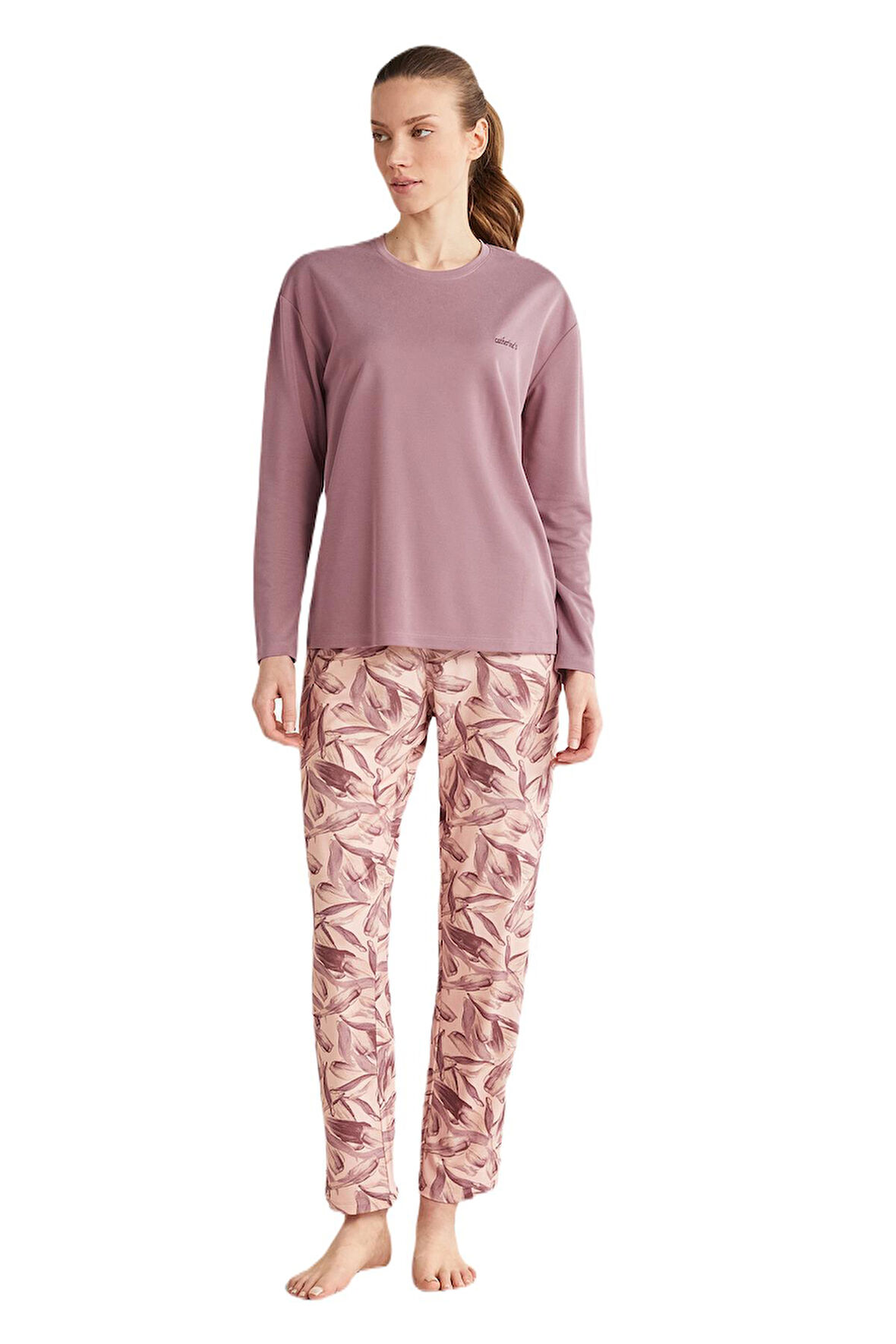 Catherine's Kadın Pembe Pembe Pijama Takım 2626