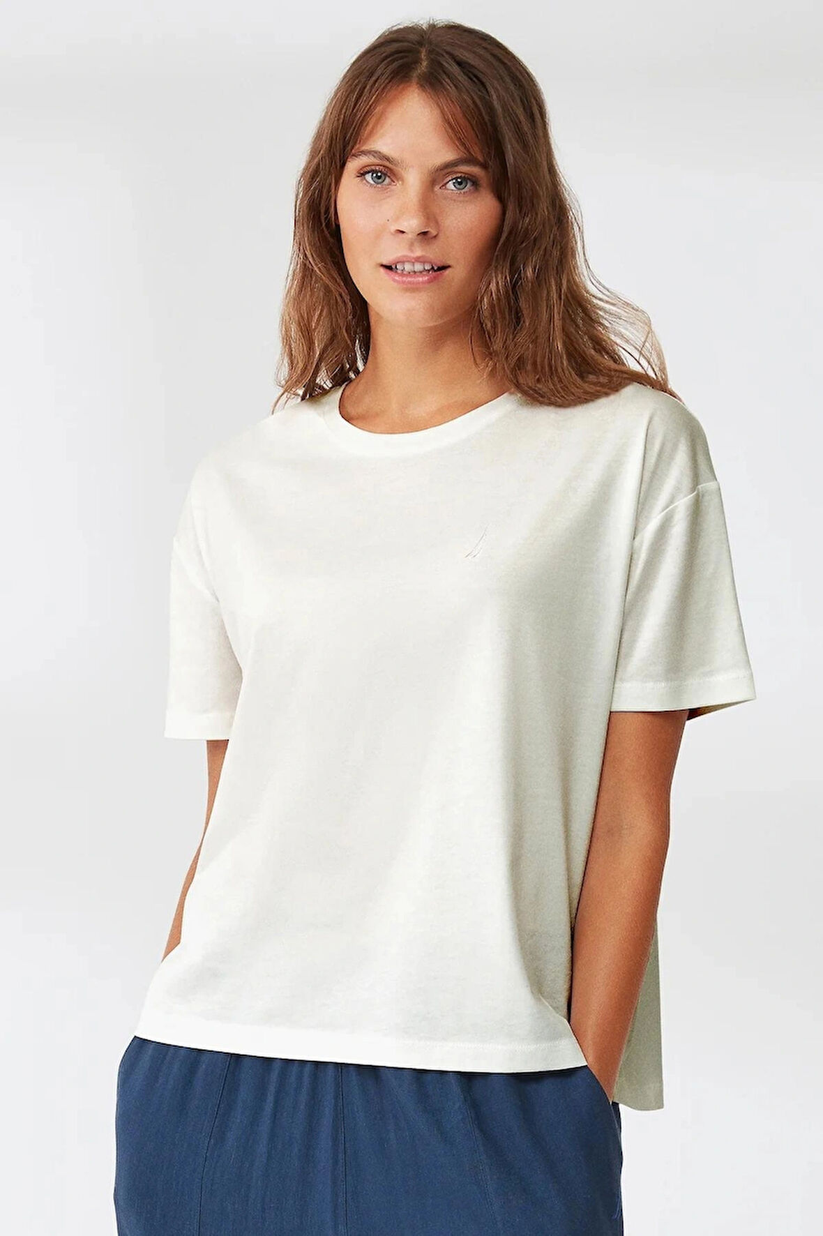 Yumuşak dokulu tişört-AÇIK BEJ