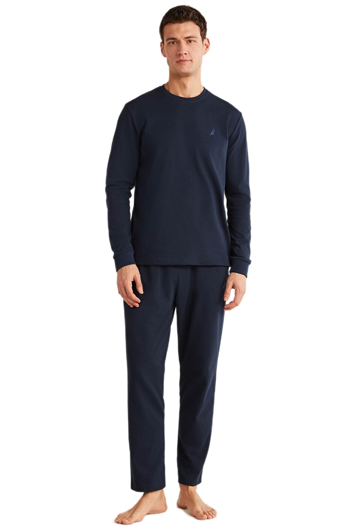Nautica Erkek Lacivert Pijama Takım 812 