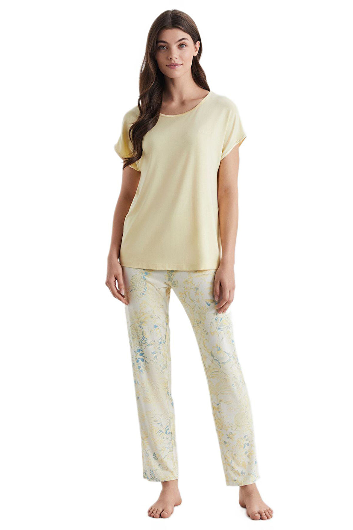 Catherine's Kadın Sarı Pijama Takım 2741