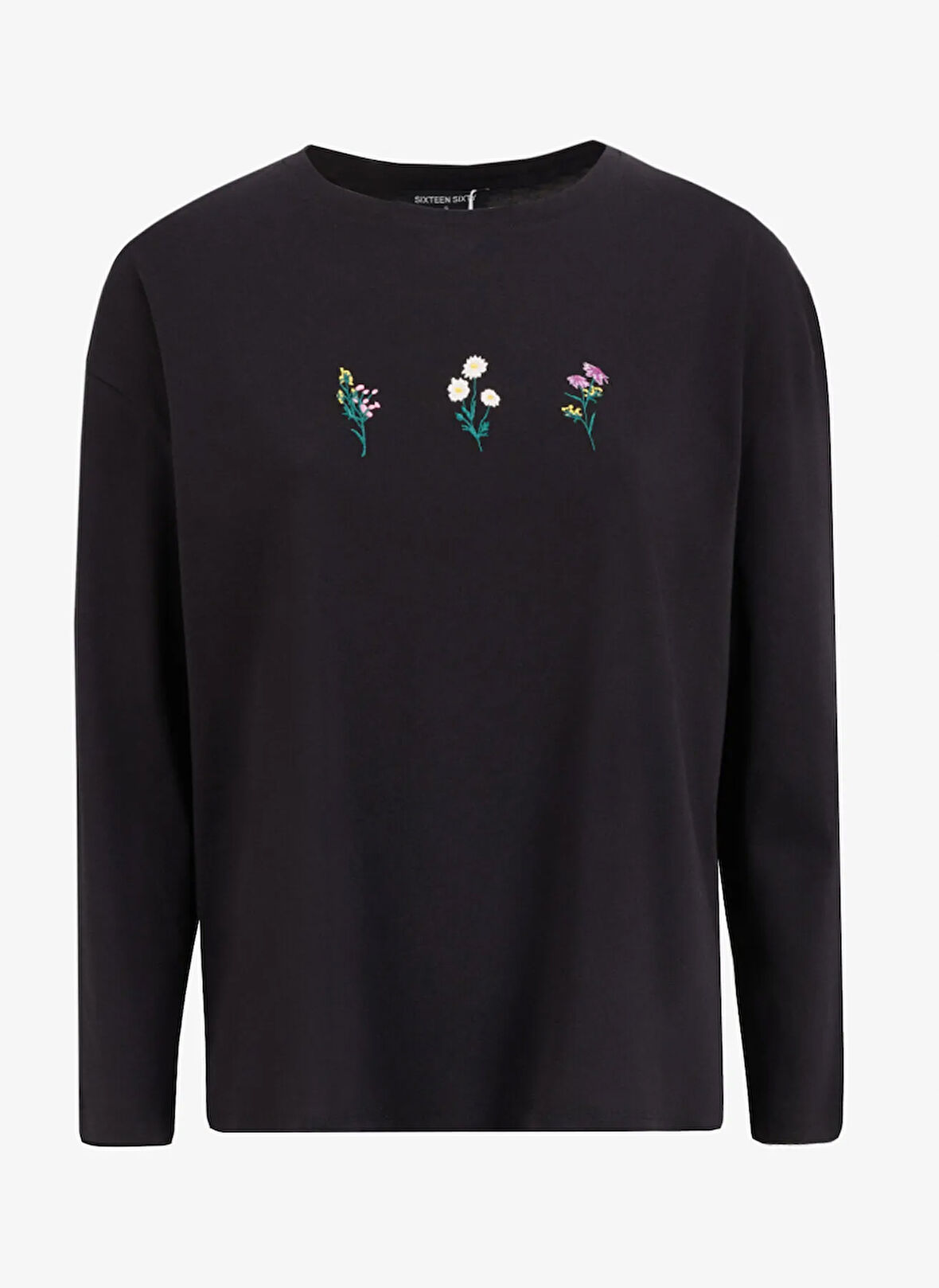 Sixteensixty V Yaka Siyah Pijama Üst 403SIX-1110-041