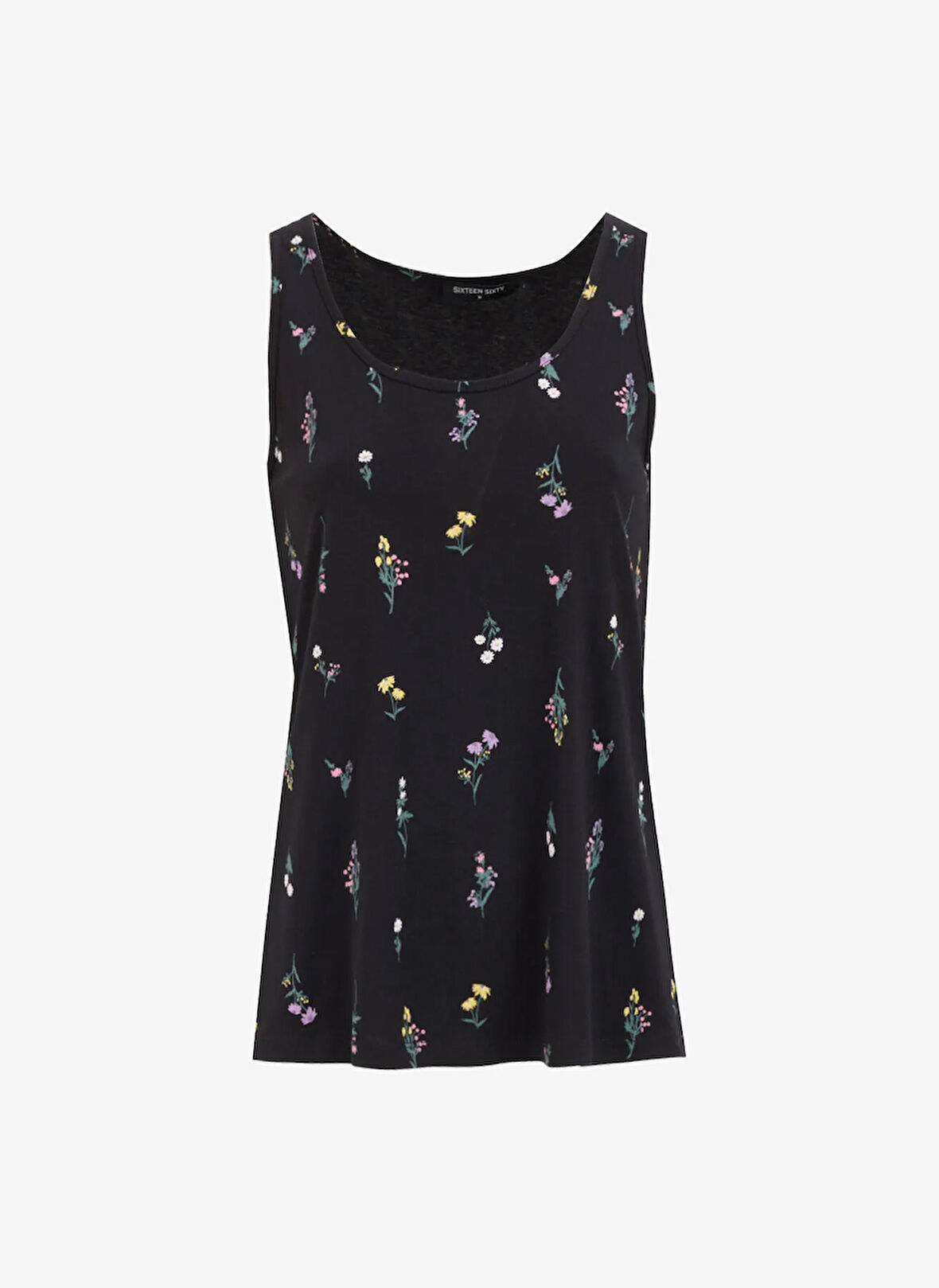 Sixteensixty Bisiklet Yaka Siyah Pijama Üst 403SIX-1113-044