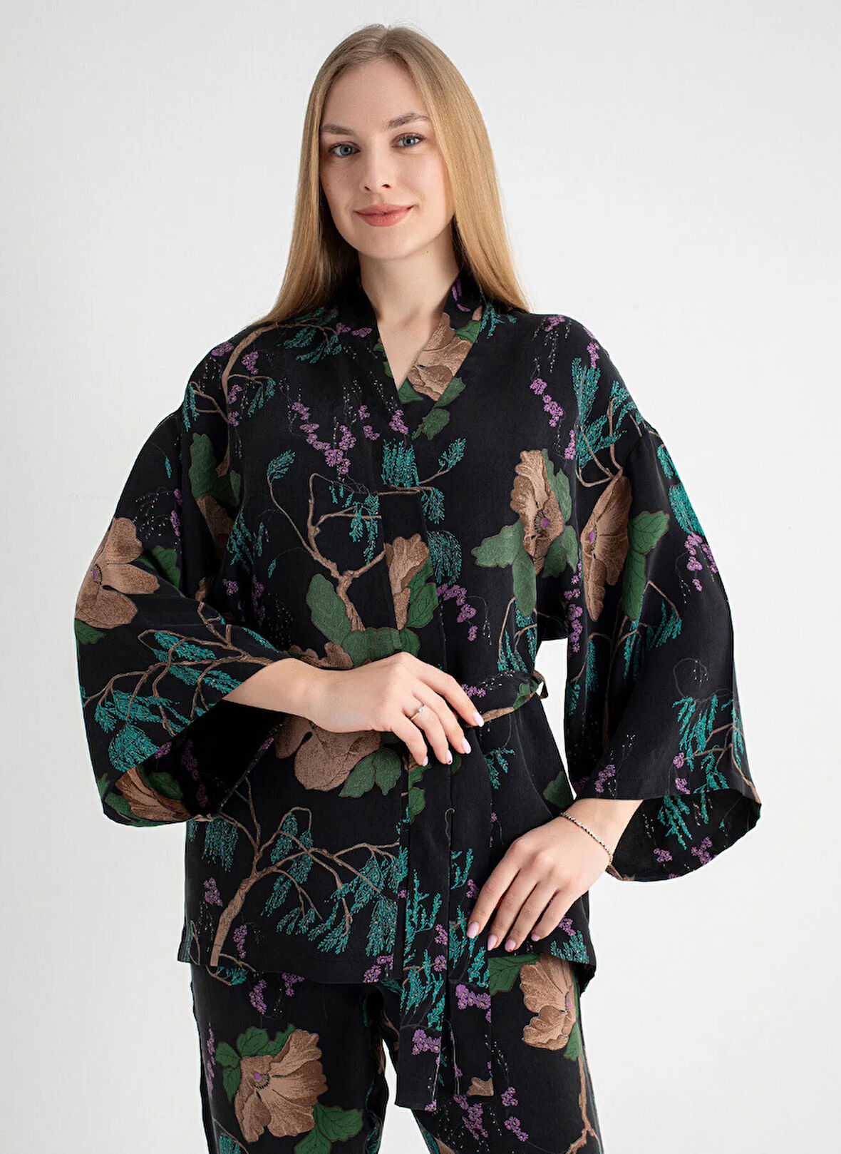 Vivis Siyah Kadın Sabahlık 50VIV10312