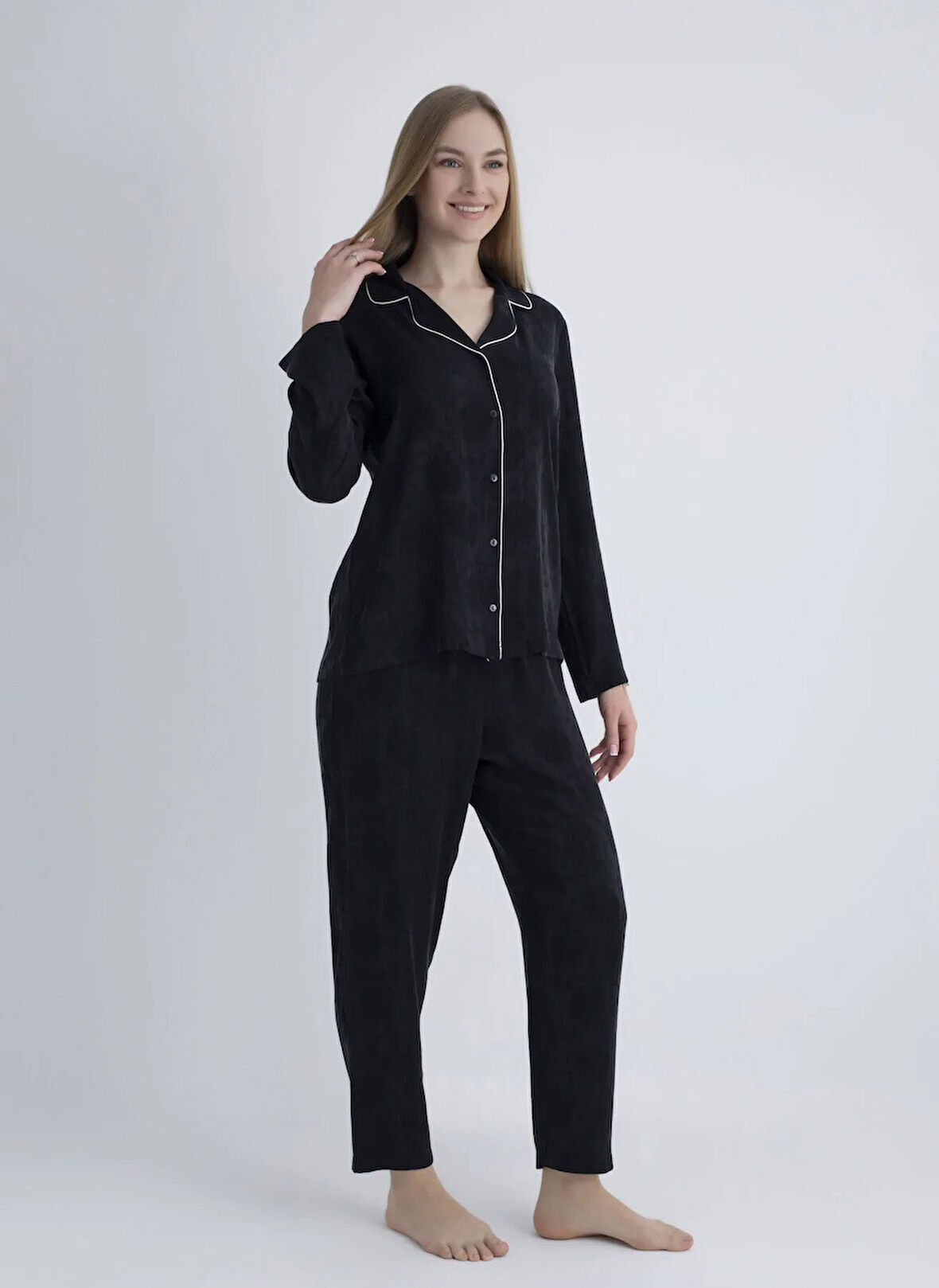 Vivis Siyah Kadın Pijama Alt 50VIV10701