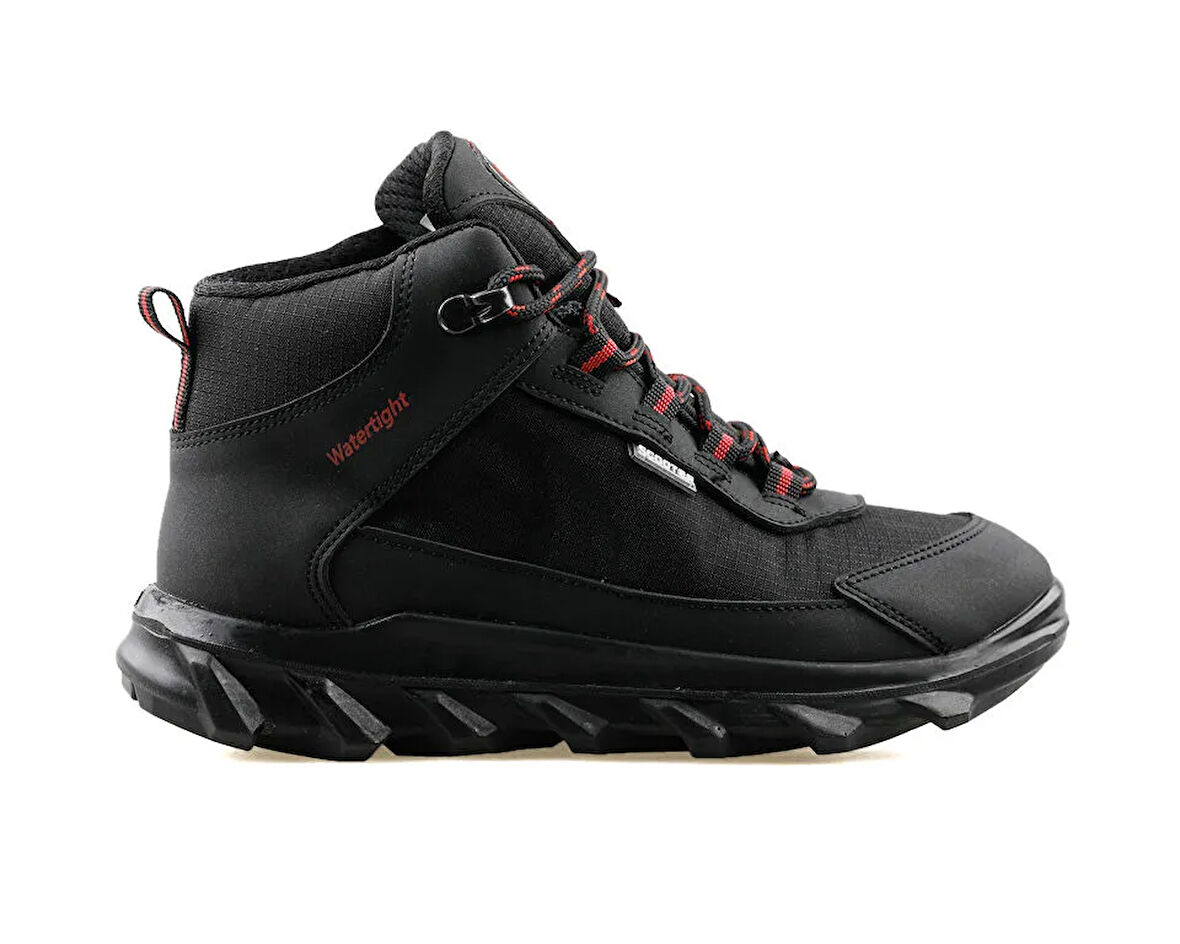 Scooter Tekstil Siyah Kırmızı Kadın Outdoor Botu G7200TSK Siyah