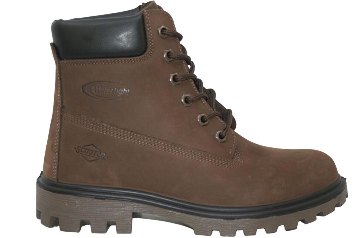 Scooter Su Geçirmez Deri Kahverengi Kadın Bot G7108NKA