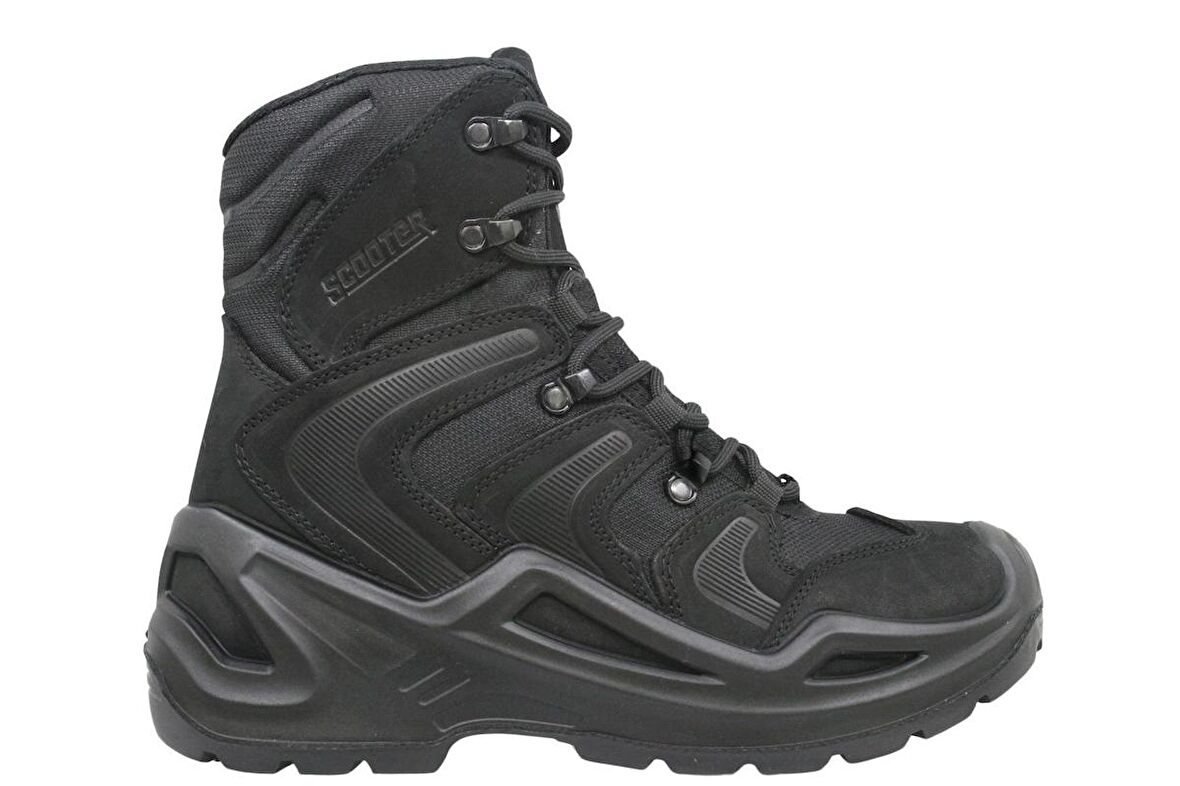 Scooter Deri Su Geçirmez Tactical Siyah Erkek Postal P3100NS