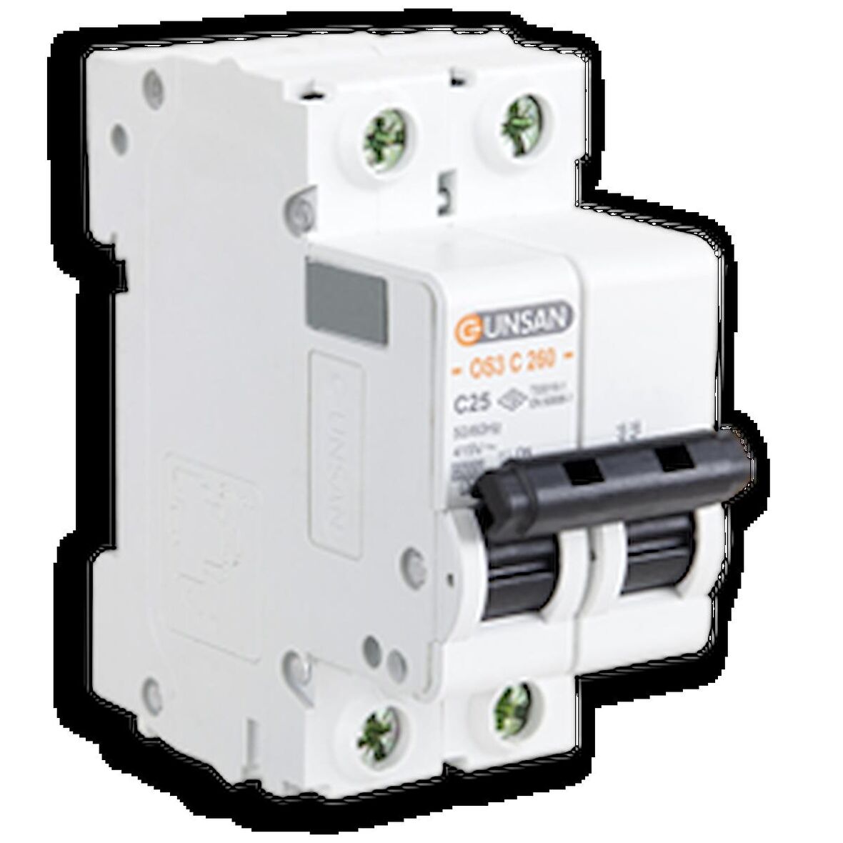 GÜNSAN VALTA 32A 2P C TİPİ 10KA W OTOMAT (SİGORTA)