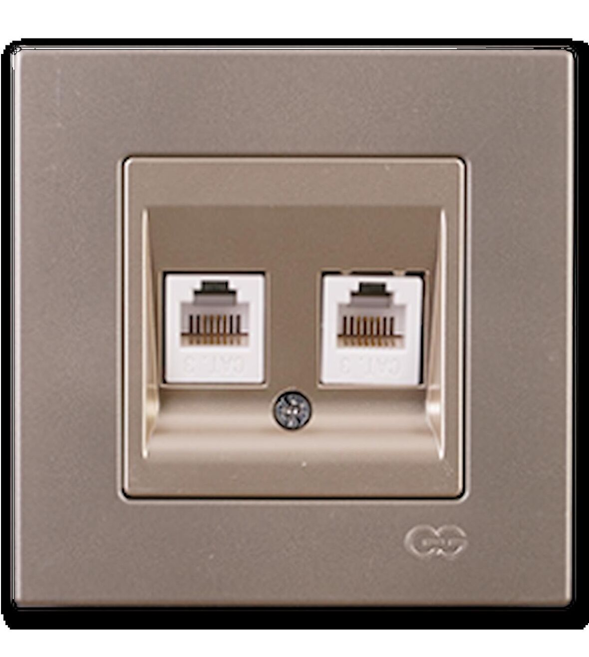 GÜNSAN EQONA M. BEJ İKİLİ NÜMERİS TELEFON PRİZ