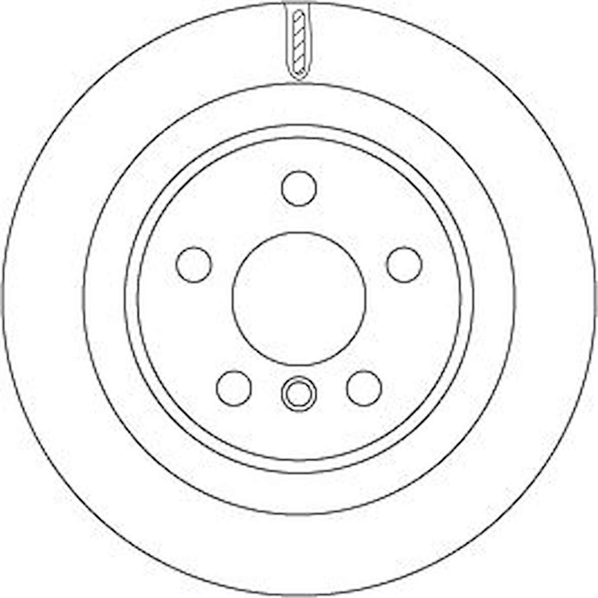 Bmw Fren Diski Arka - Takım - Trw Df6755