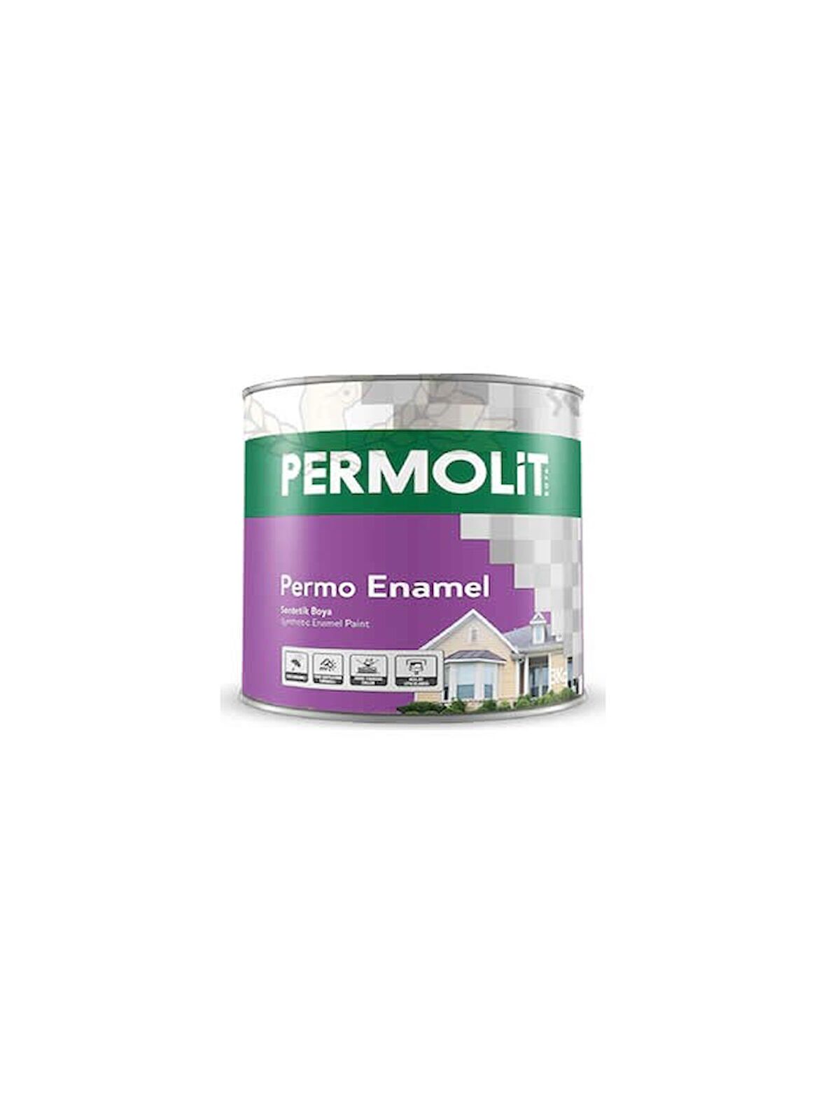 Permolit Enamel Sentetik Yağlı Boya Beyaz 0,25 lt