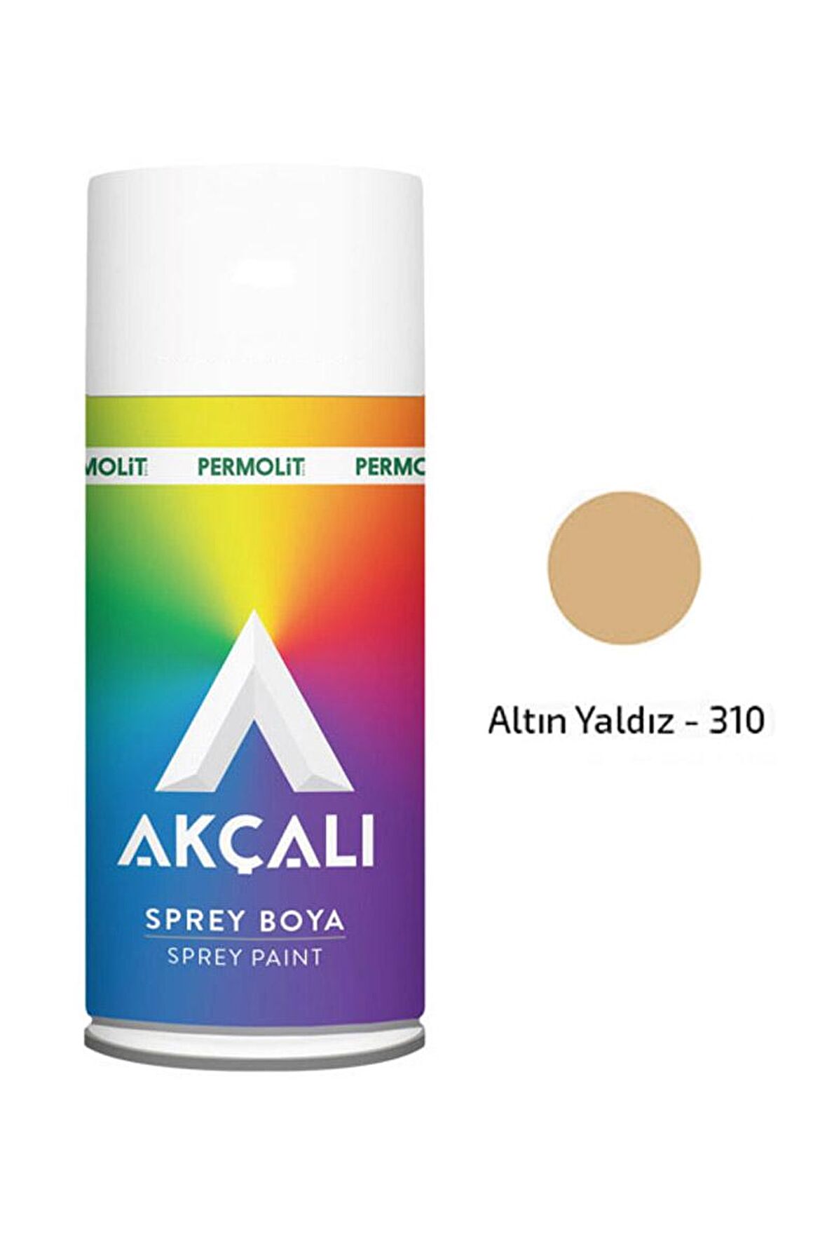 Akçalı 310 Altın Yaldız Sprey Boya 400ML