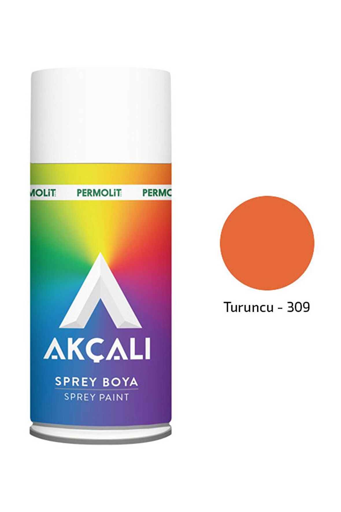 Akçalı Sprey Boya 400 ml 309 Turuncu