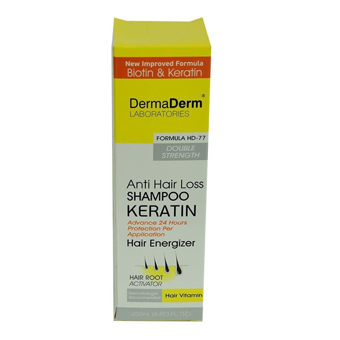 Dermaderm Anti Hair Loss HD-77 Biotinli Keratinli Şampuanı 250ML