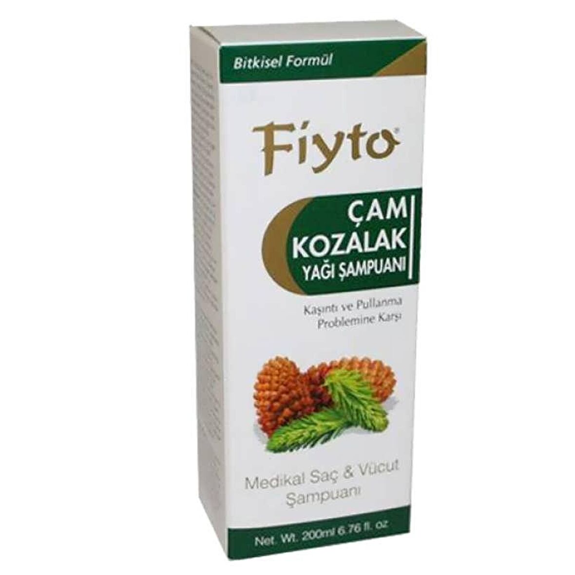 Fiyto Tüm Saçlar İçin Canlandırıcı Çam Kozalak Yağlı Şampuan 200 ml