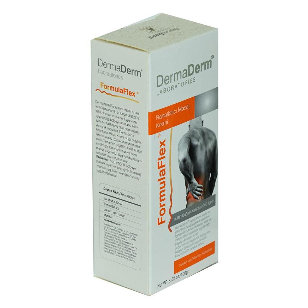 Dermaderm FormulaFlex Okaliptus Rahatlatıcı Masaj Kremi 100Gr