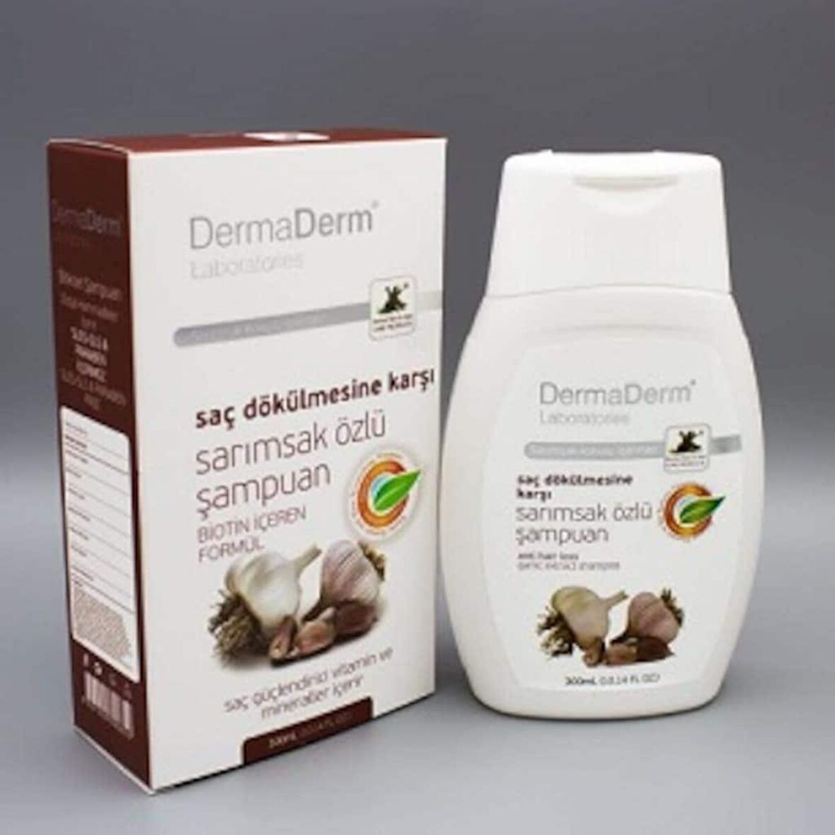 Dermaderm Dökülen Saçlar İçin Dökülme Karşıtı Sarımsaklı Şampuan 300 ml