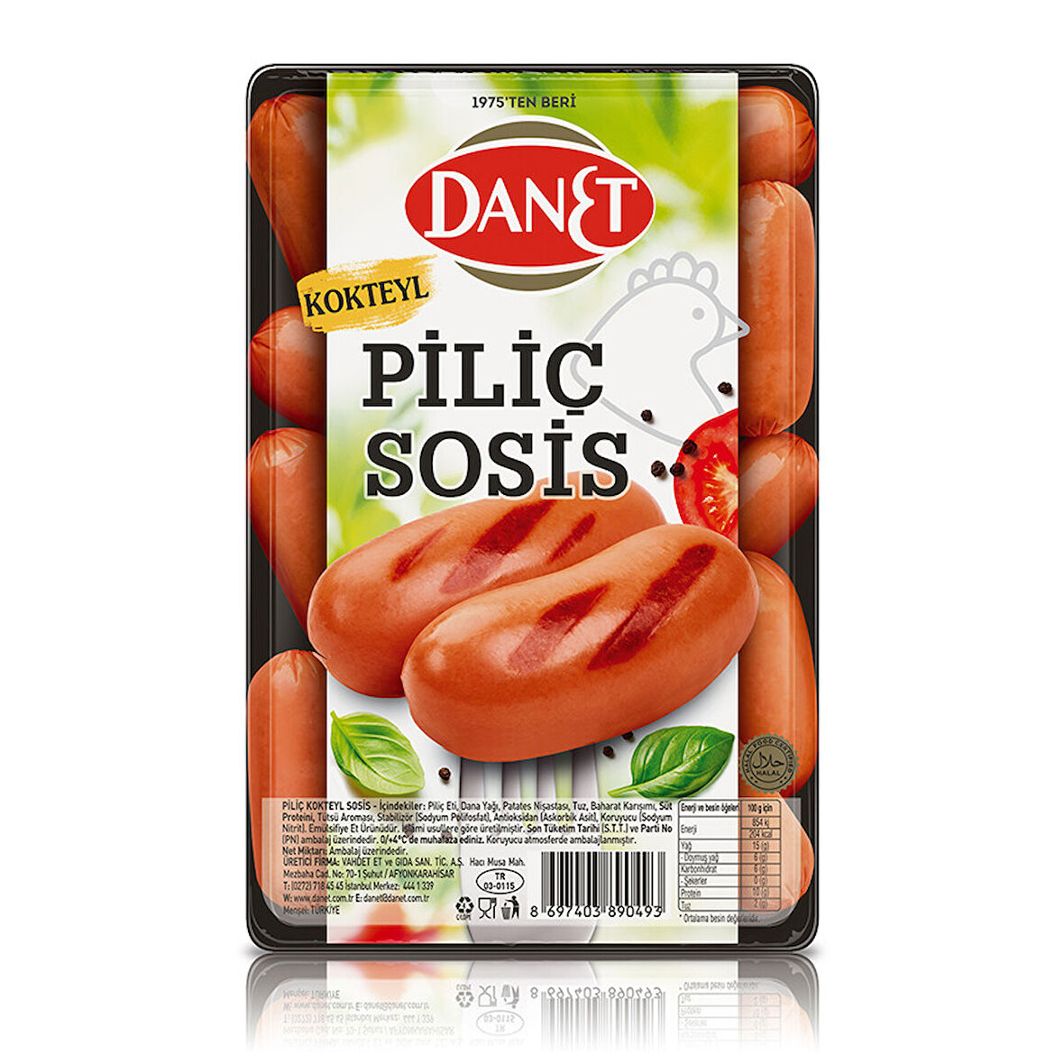 Danet Piliç Kokteyl Sosis  250 gr