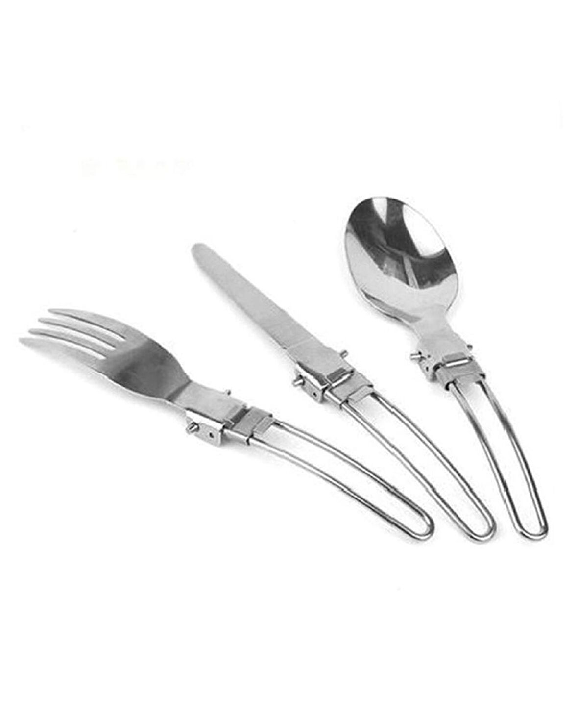 Nurgaz Campout Katlanır Kaşık Çatal Bıçak