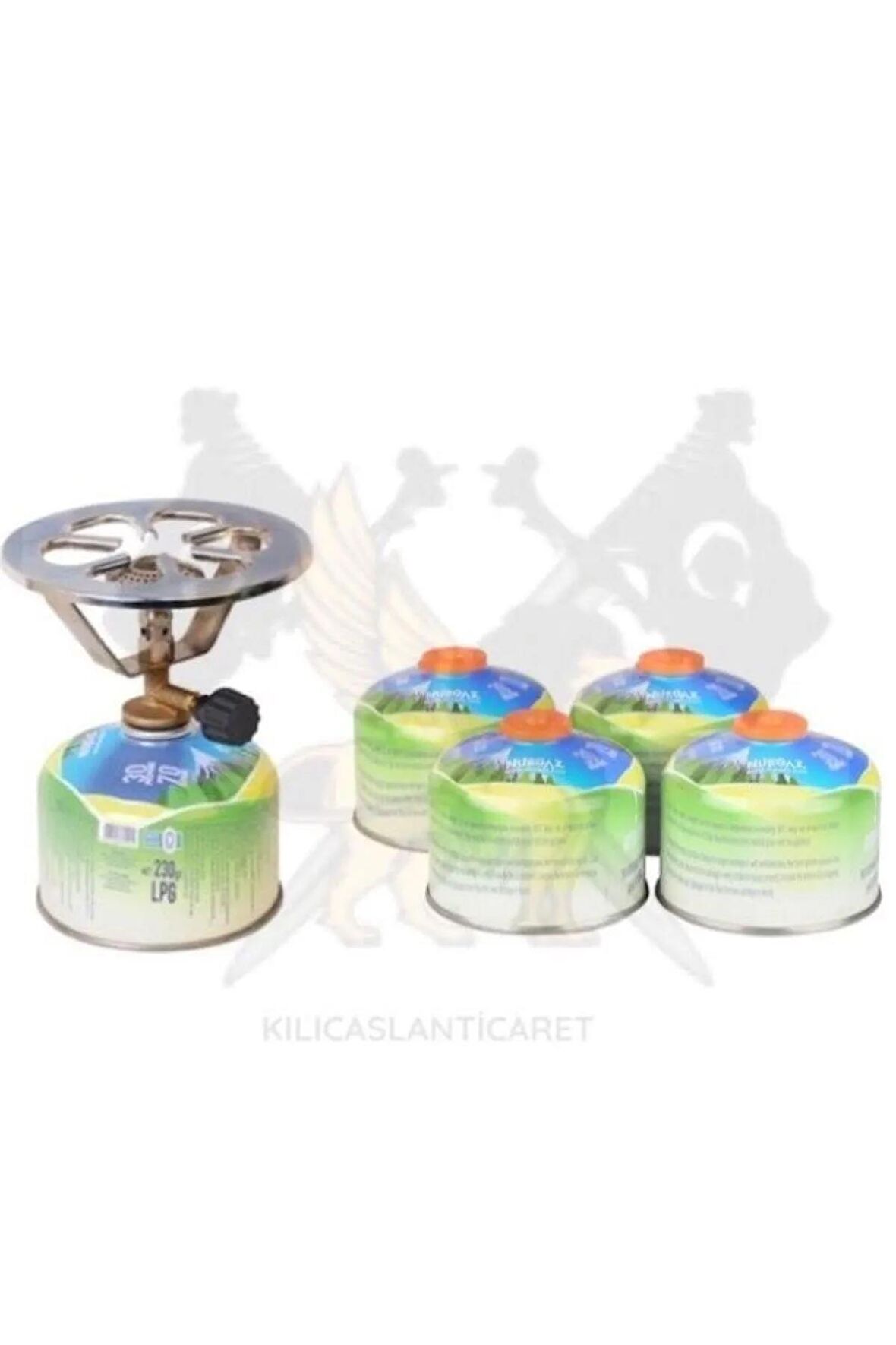 NURGAZ PERGAMON OCAK 4 ADET 230 GR KARTUŞLU