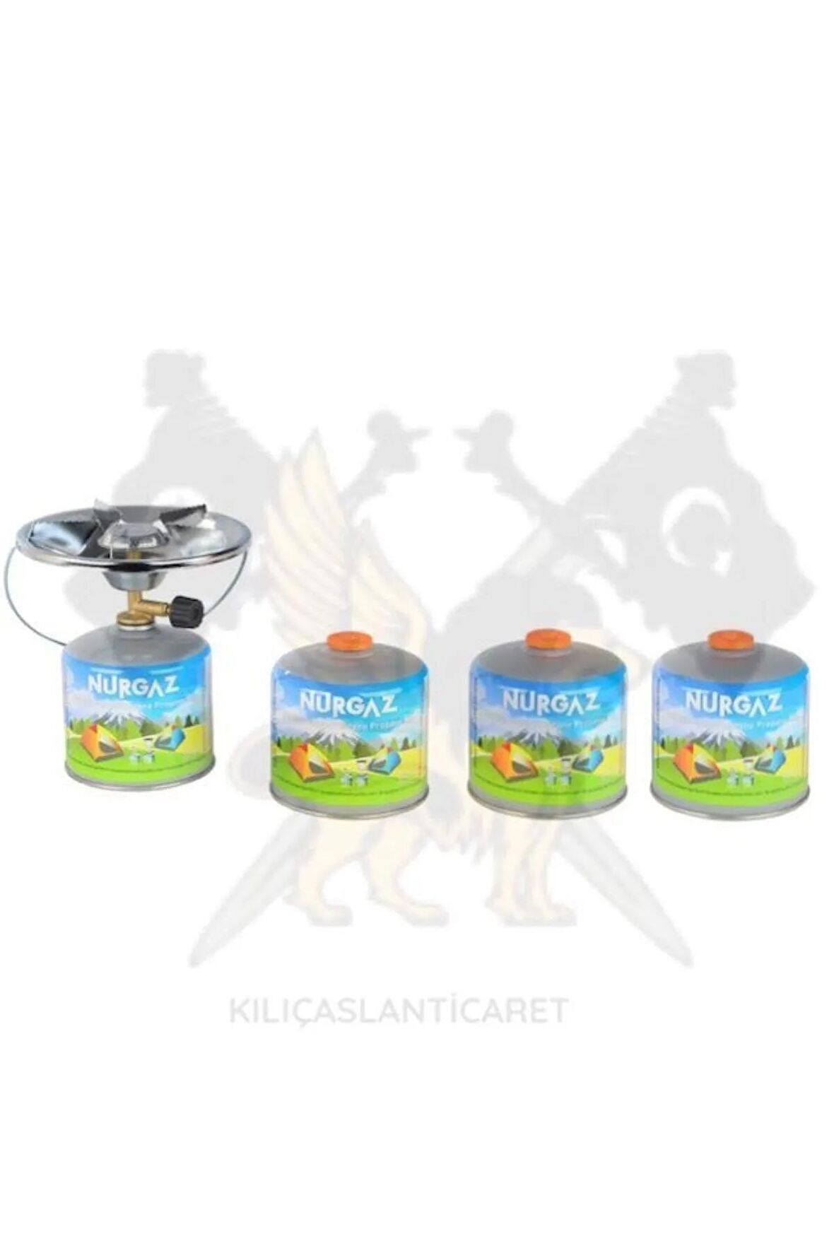 NURGAZ OLYMPOS OCAK 3 ADET 450 GR KARTUŞLU