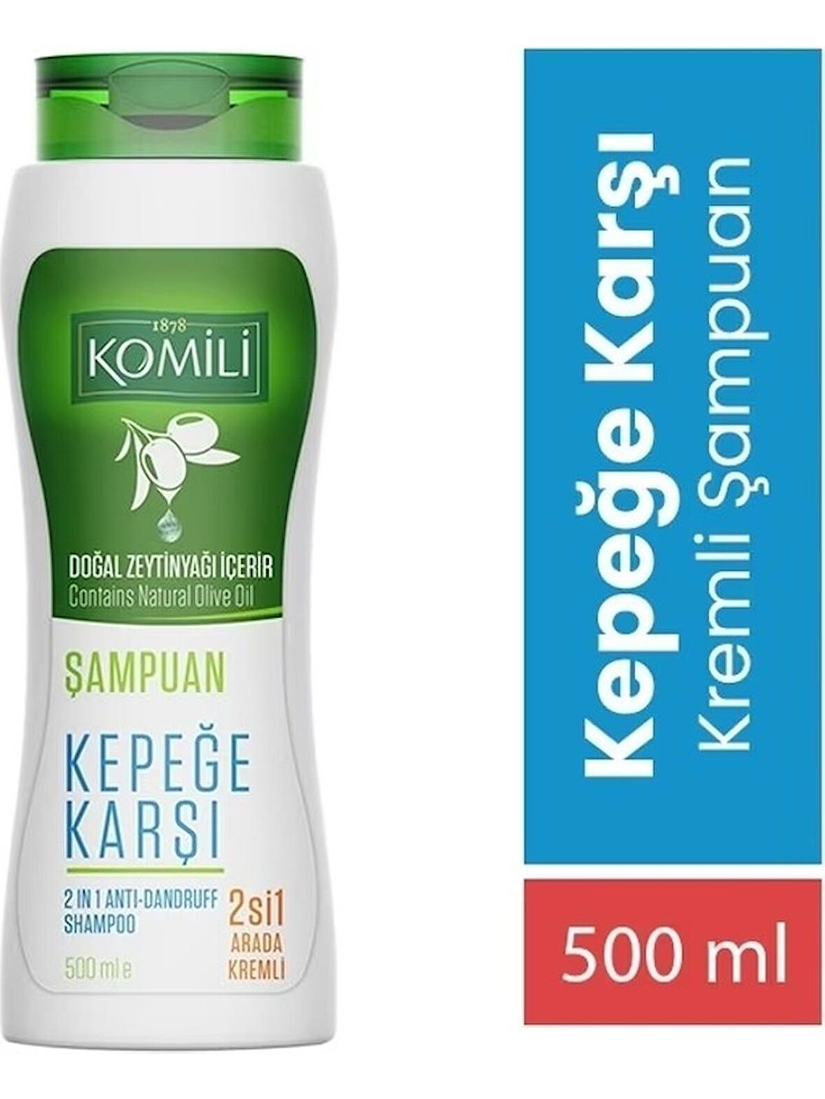 KOMİLİ (2Sİ1 ARADA KREMLİ) KEPEĞE KARŞI ŞAMPUAN 500 ML