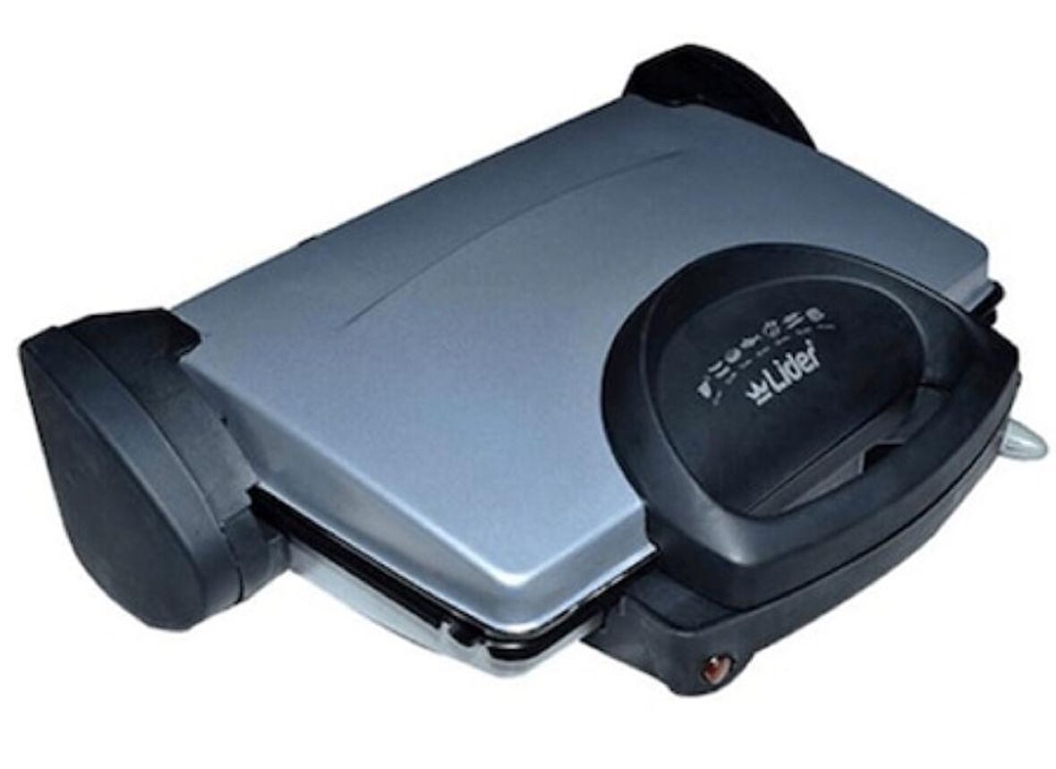 Lider LT44 Quinto Çıkartılabilir Plaka Teflon 2000 W 6 Dilim Tost Makinesi