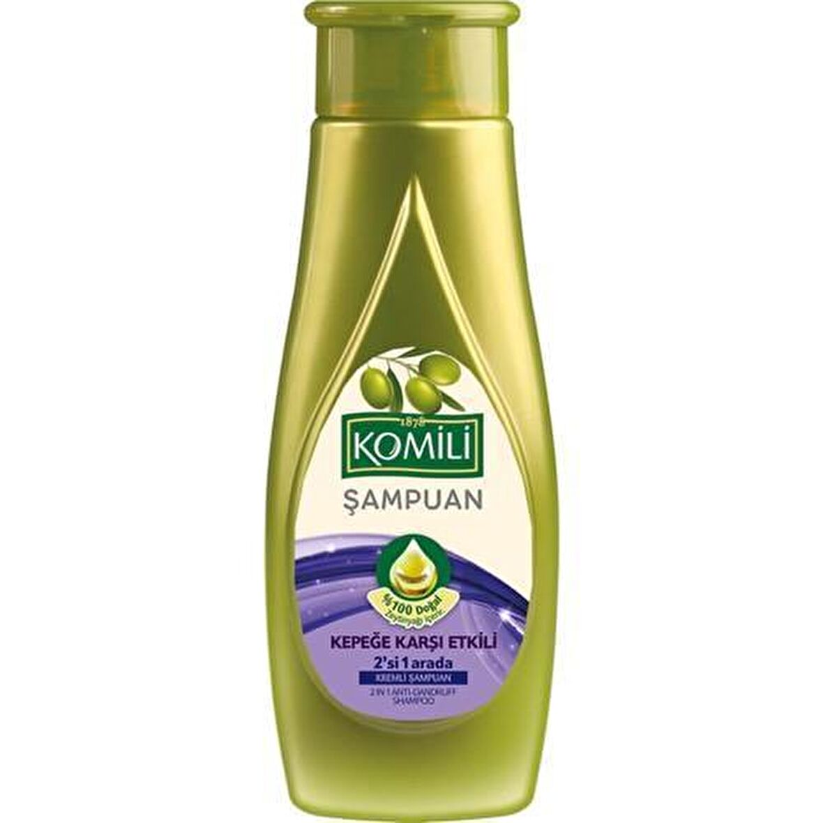 Komili Şampuan Zeytinyağlı Kepeğe Karşı Etkili 2in1 500 Ml