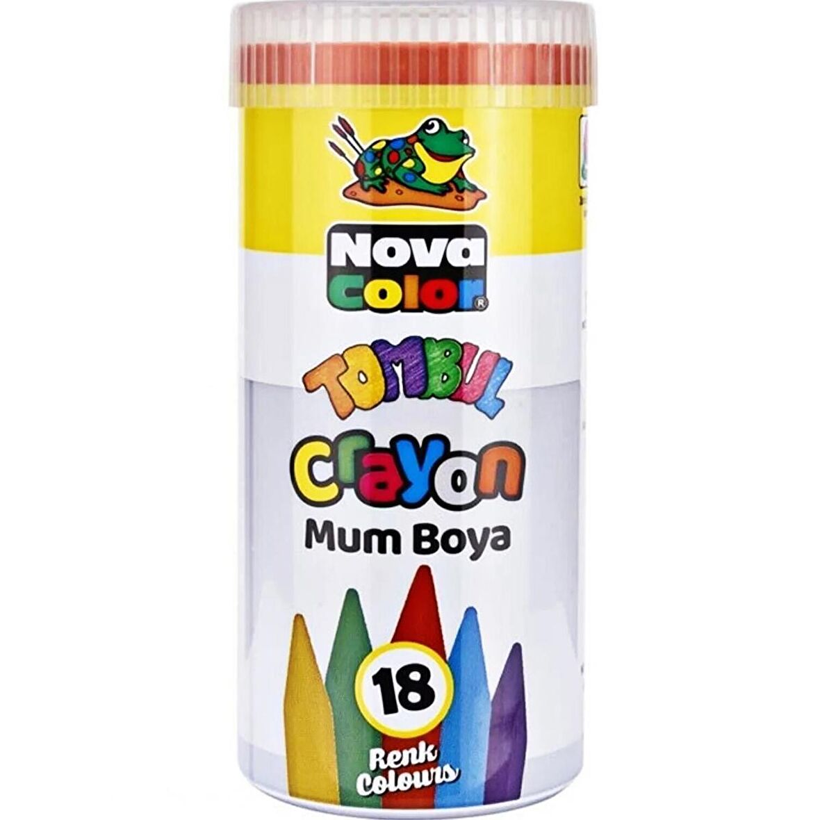 Nova Color Tombul Pastel Mum Boya Tüp 18 Renk NC-2116 