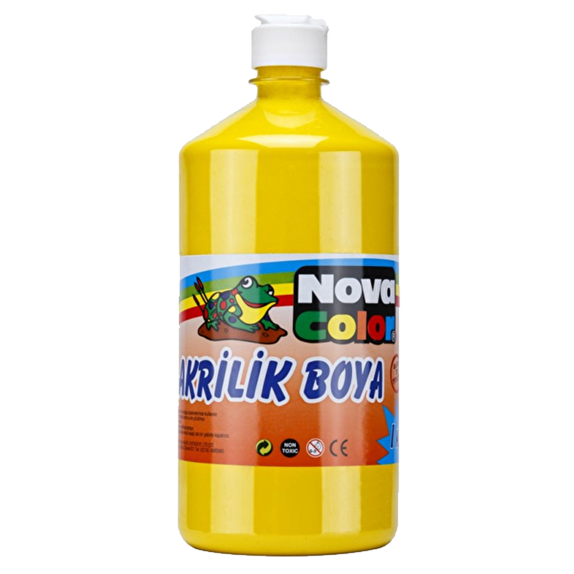 Nova Color Akrilik Boya 1 KG Sarı NC-221