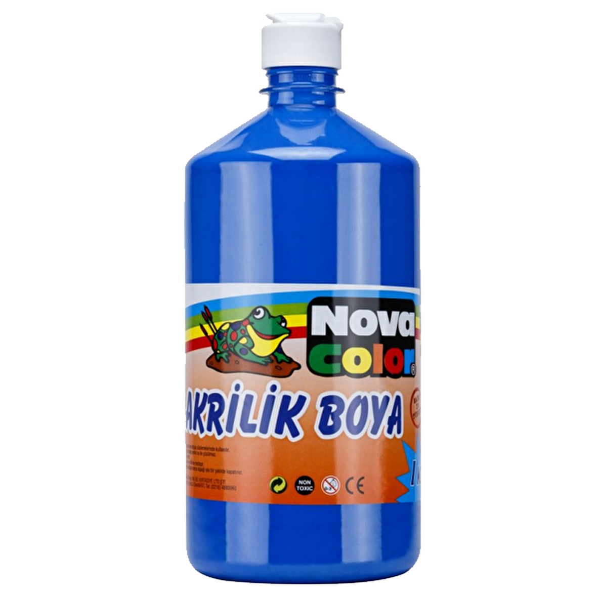 Nova Color Akrilik Boya 1 KG Mavi NC-223