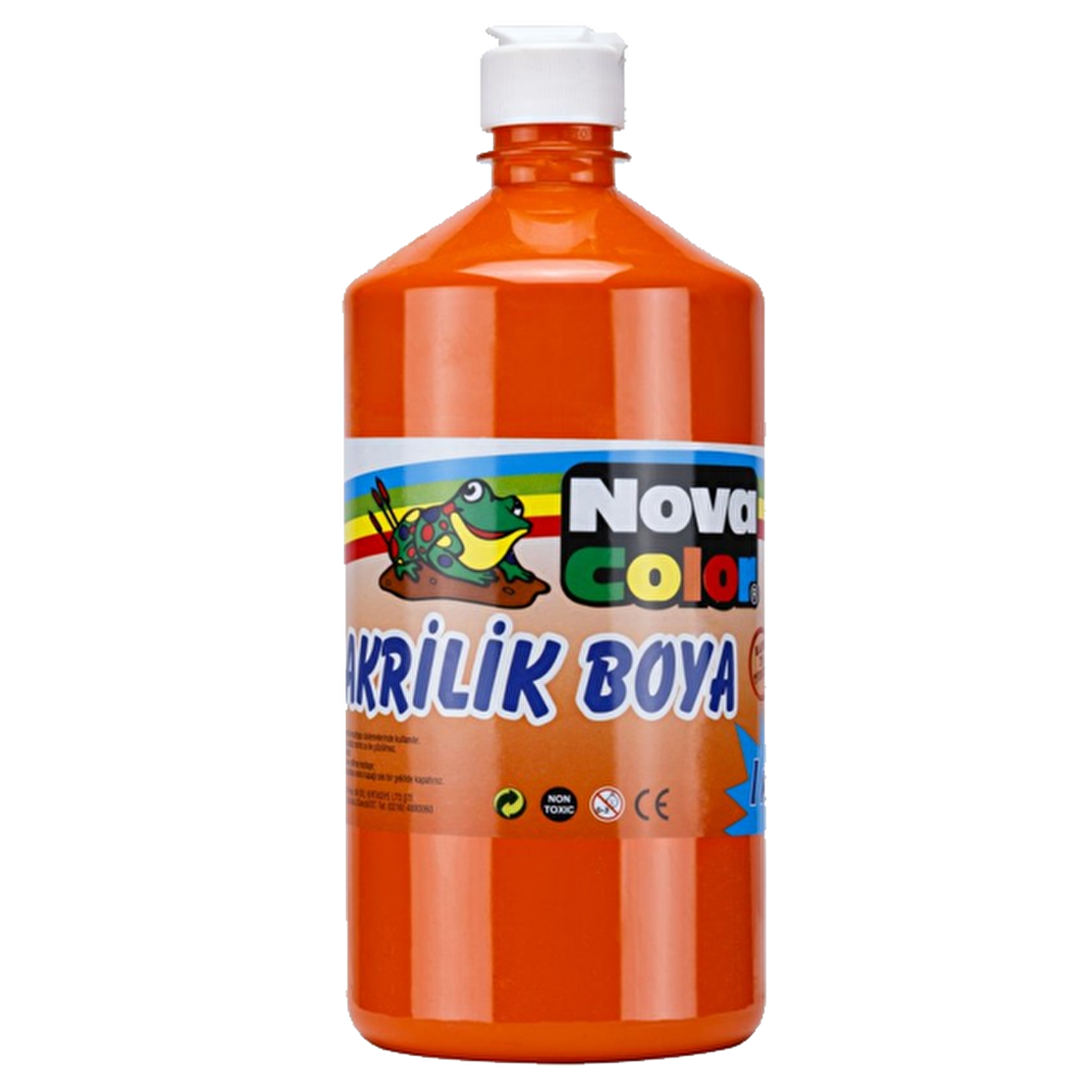 Nova Color Akrilik Boya 1 KG Turuncu NC-228