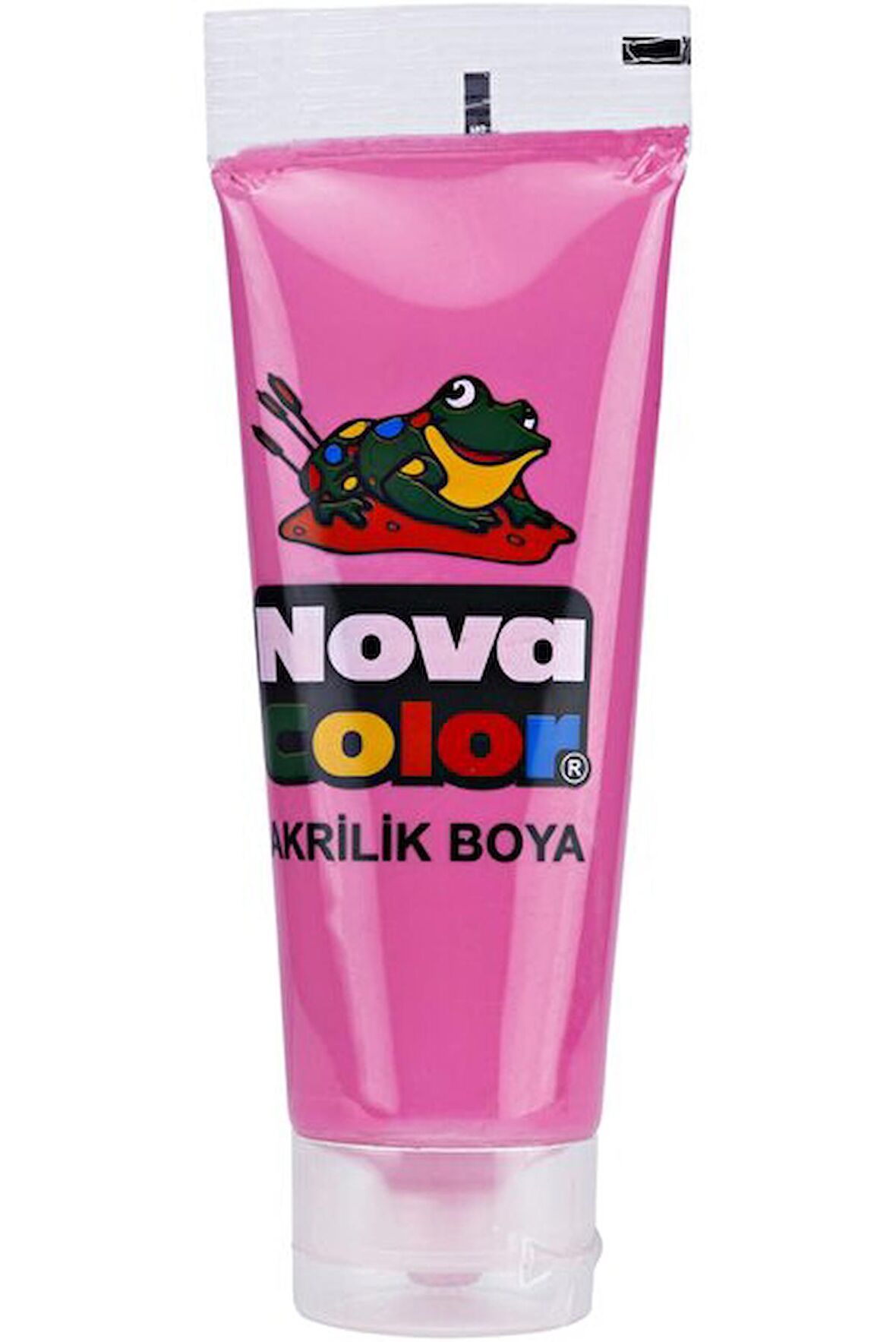 Nova Color Pembe Renk Tüp Akrilik Boya  75 Gr