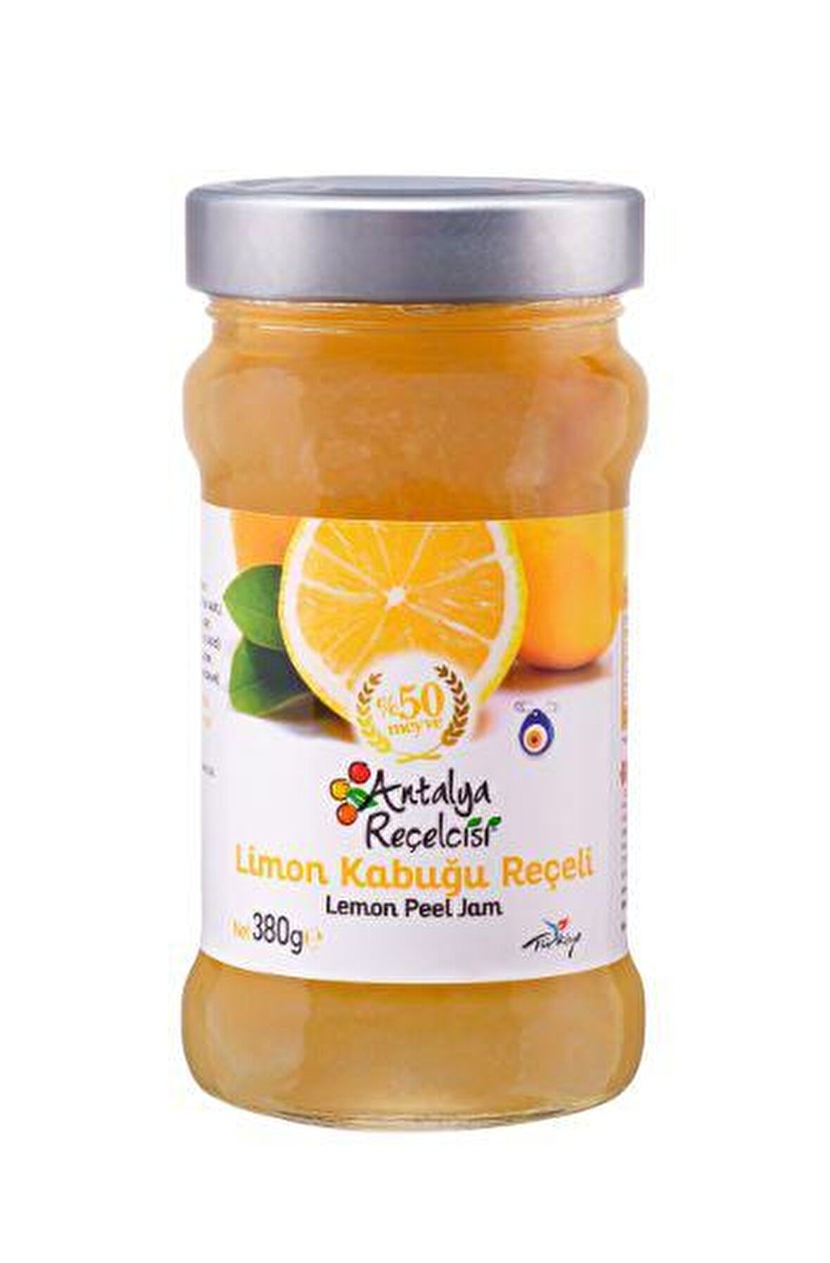 ANTALYA REÇELCİSİ LİMON KABUĞU REÇELİ 380GR