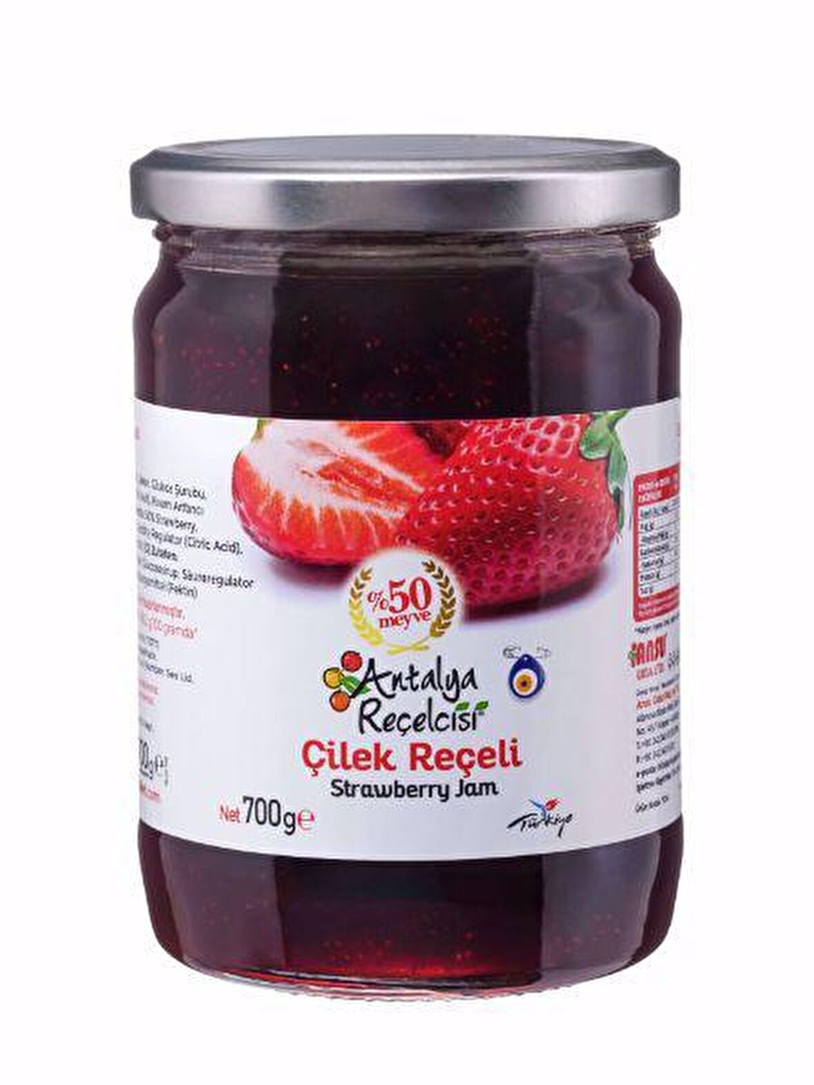 Çilek Reçeli 700g Klasik Seri