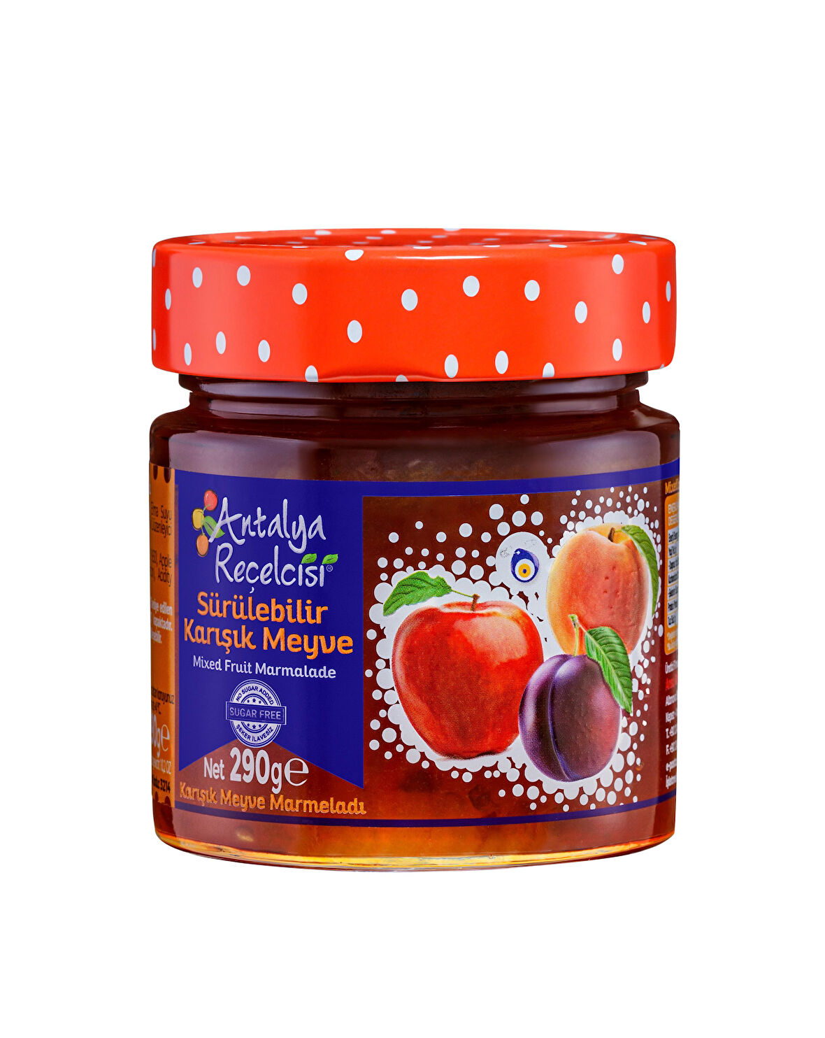 Sürülebilir Karışık Meyve Marmeladı 290 Gr