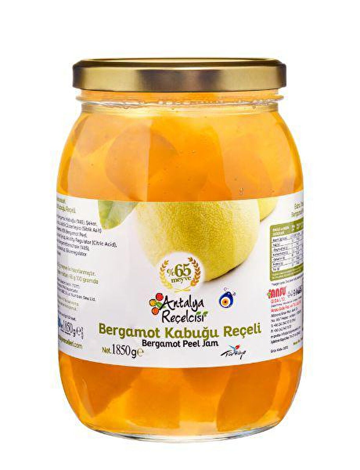 Bergamot Kabuğu Reçeli 1850g