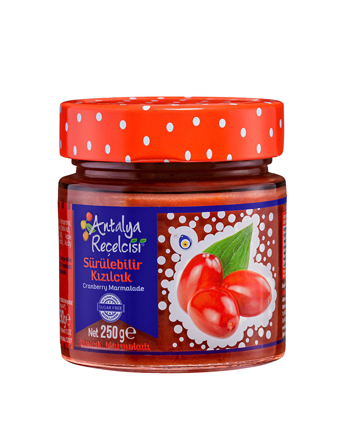 Sürülebilir Kızılcık Marmeladı 250Gr