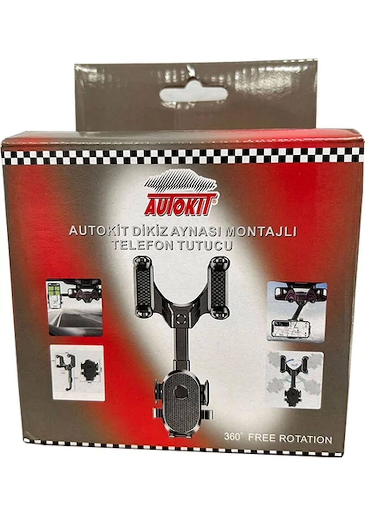 AUTOKIT Dikiz Aynası Montajlı Telefon Tutucu