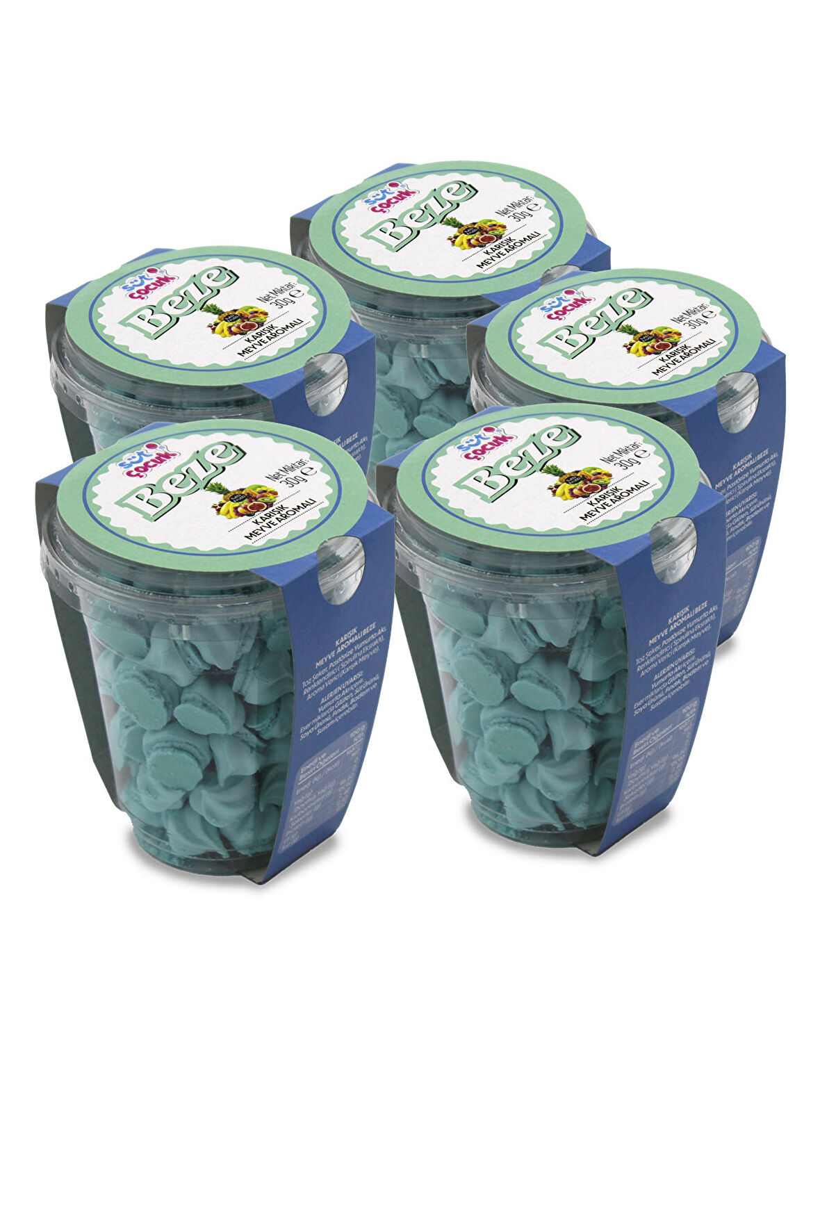 SÜT ÇOCUK KARIŞIK MEYVE AROMALI 30 GR 5'Lİ BEZE PAKETİ